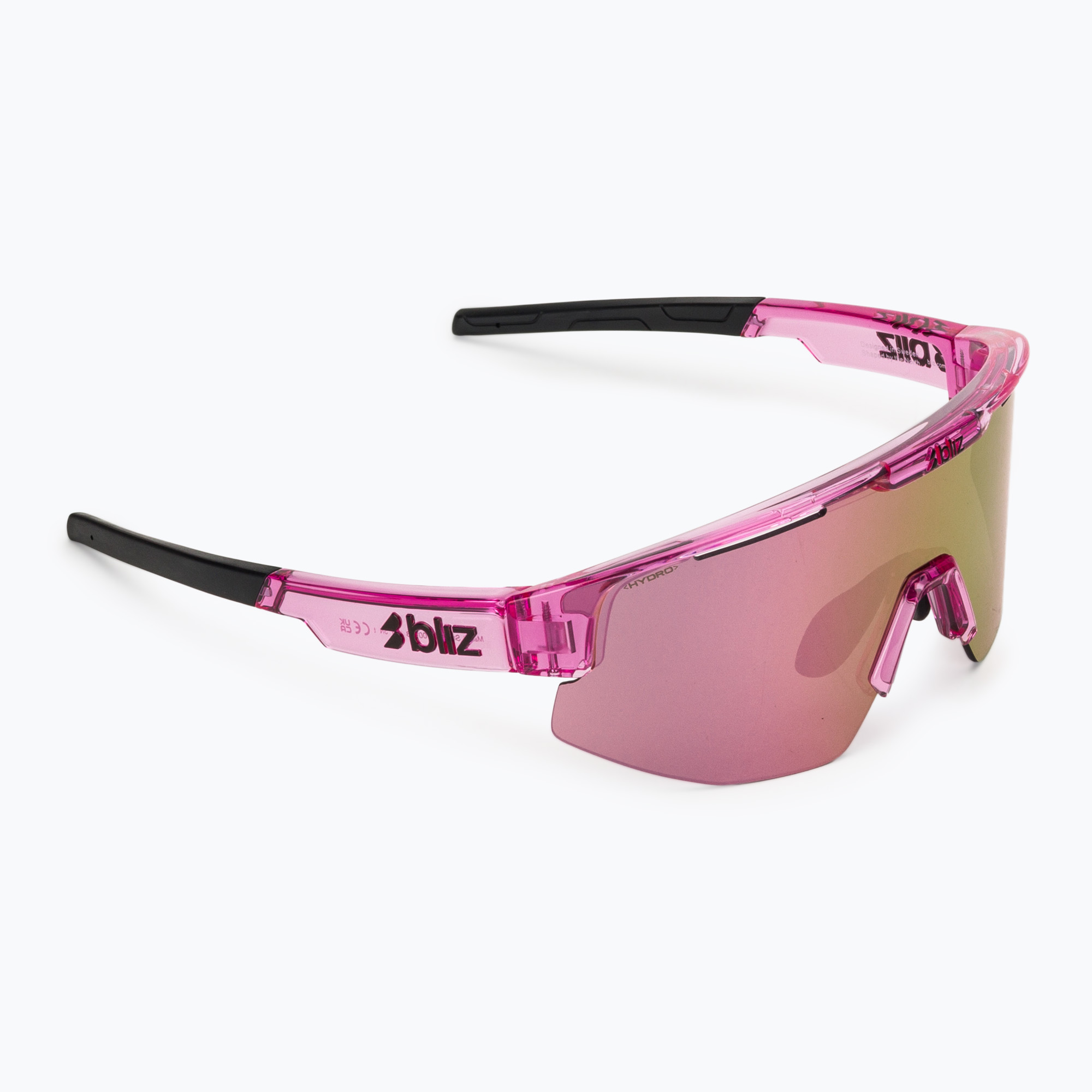 Ochelari de soare Bliz Matrix Small transparent pink/brown rose multi
