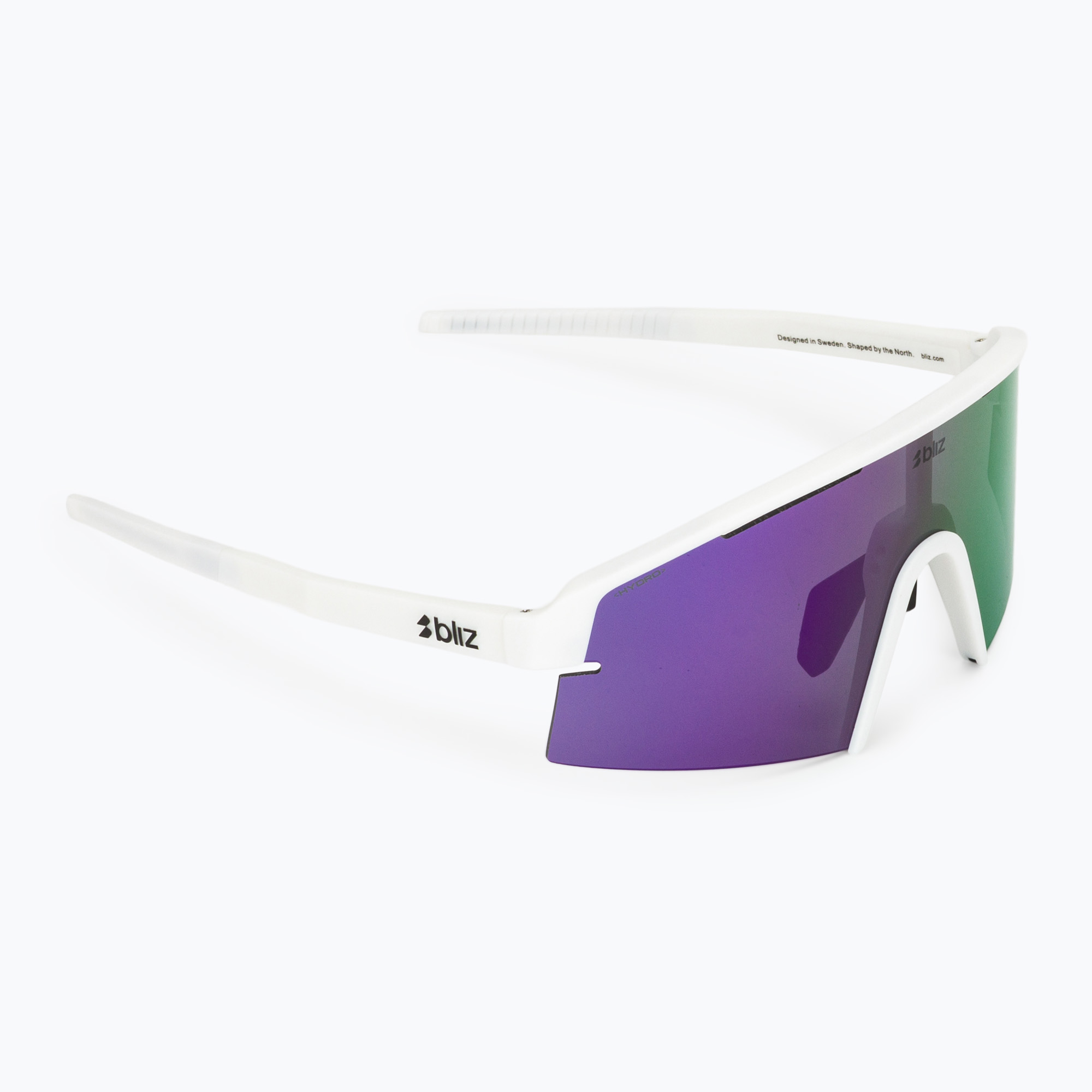 Слънчеви очила Bliz P006S matte white/smoke purple mirror