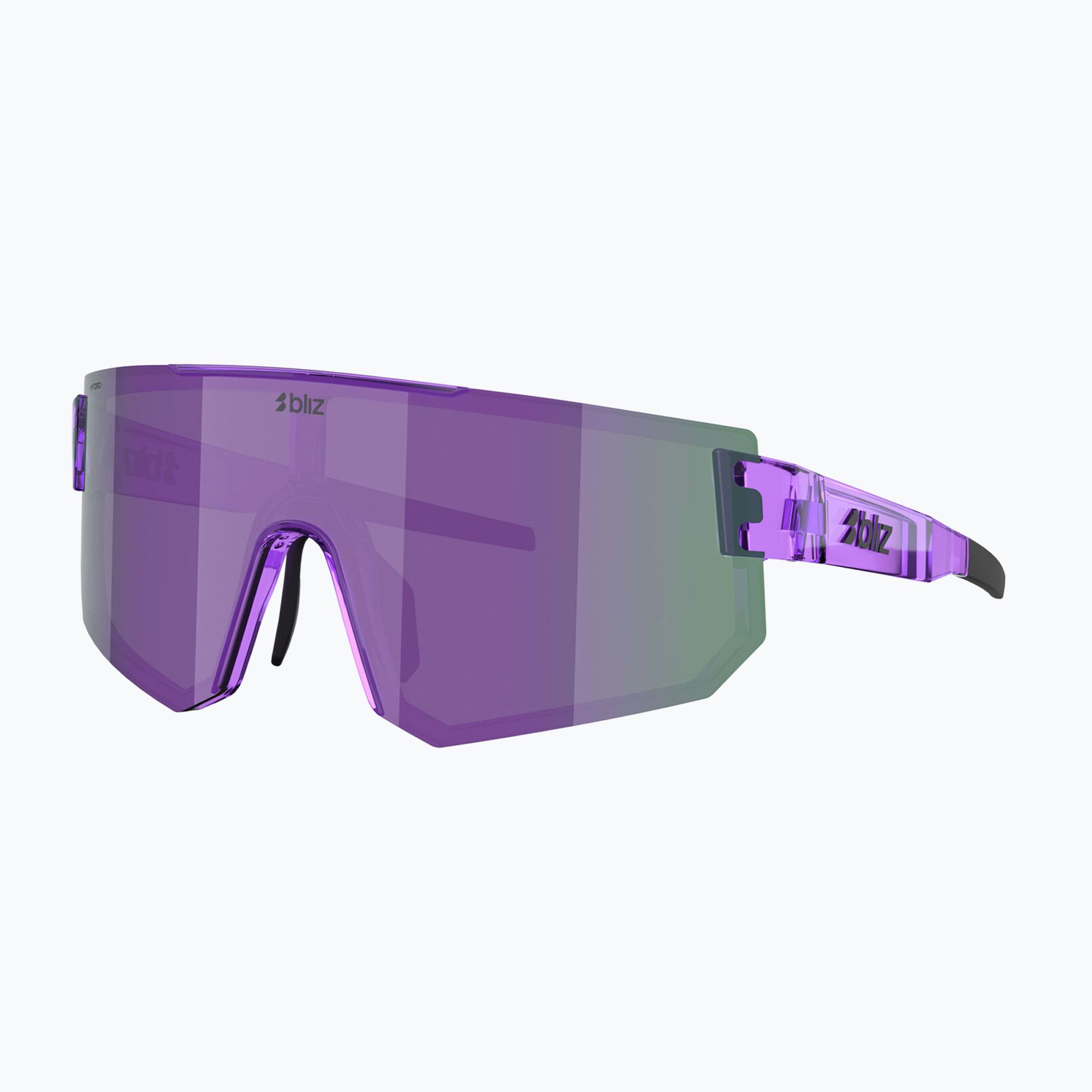 Слънчеви очила Bliz P005 transparent purple/smoke purple mirror