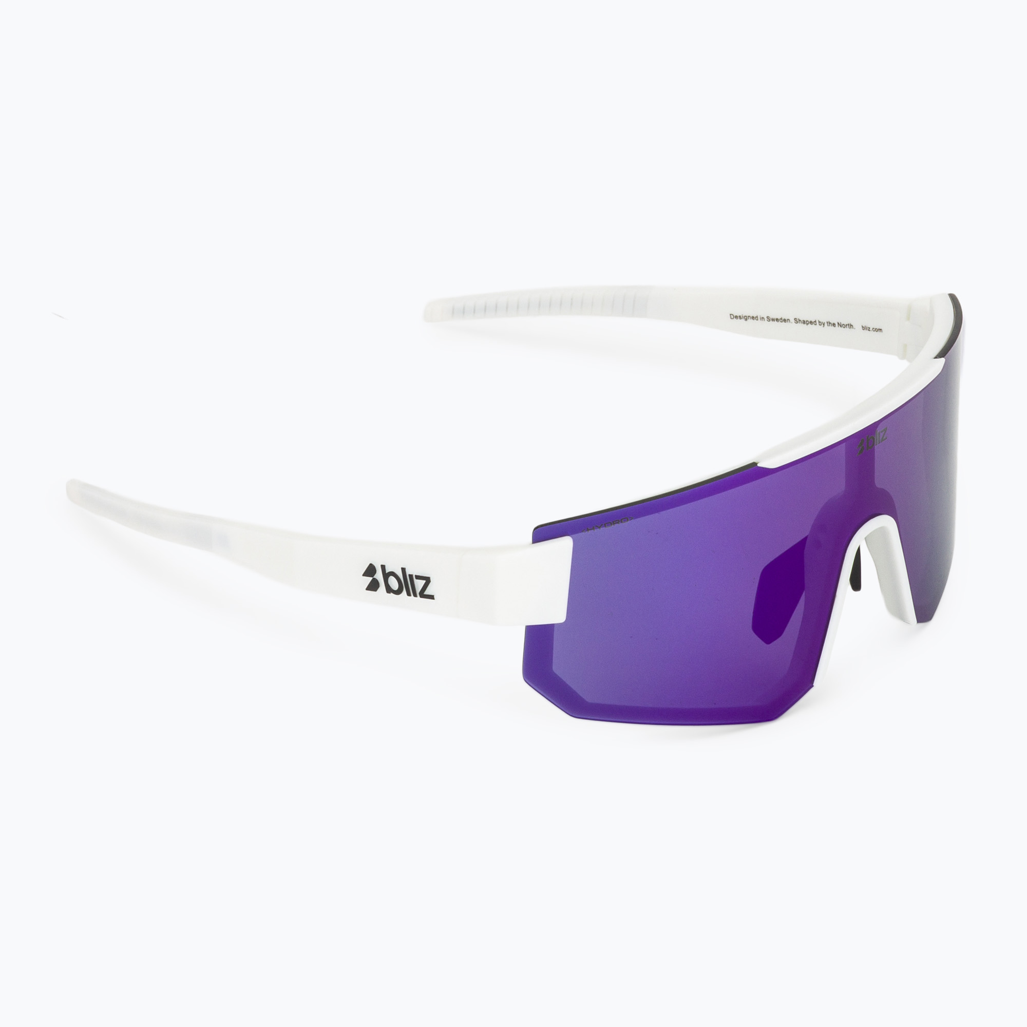 Слънчеви очила Bliz P005S matte white/smoke purple mirror