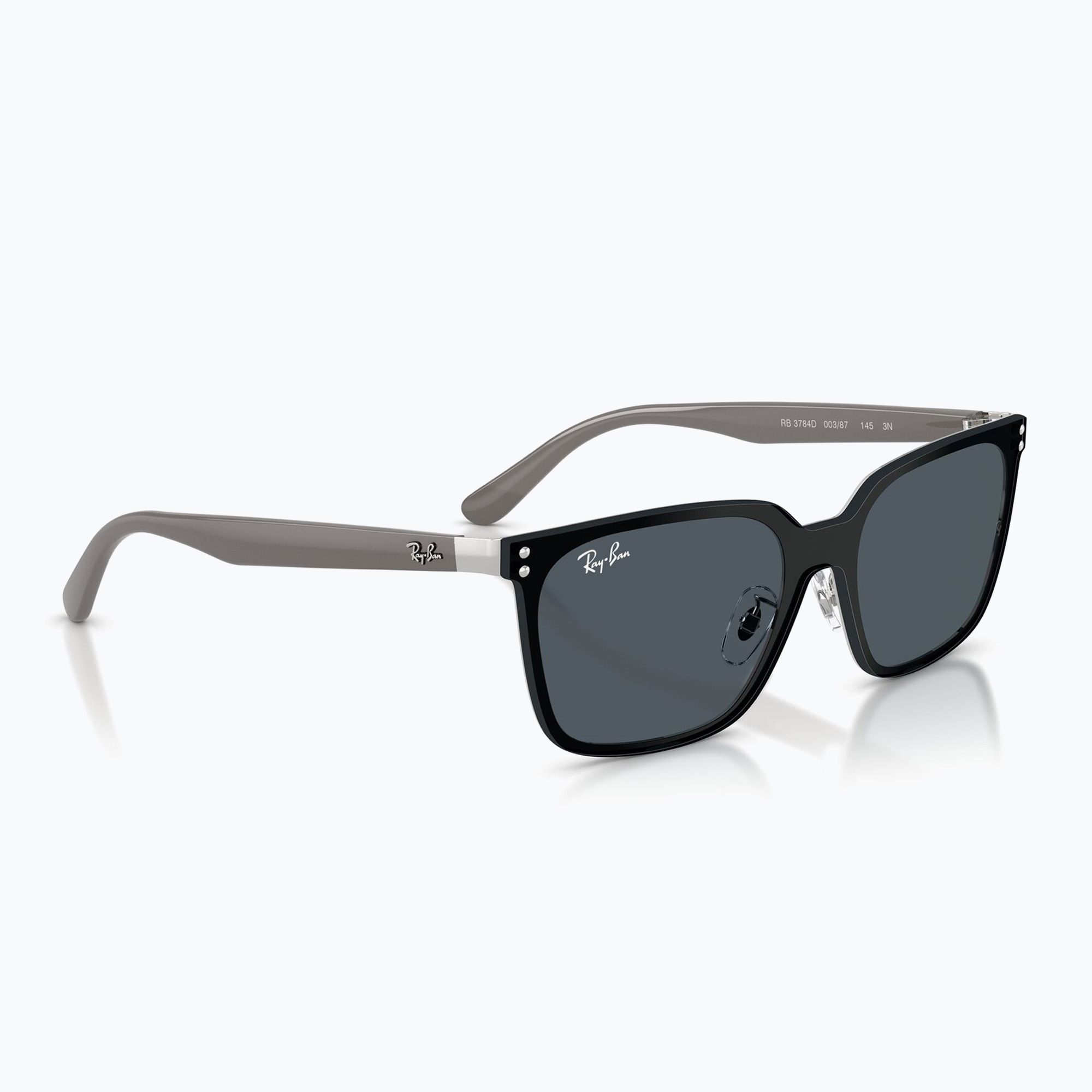 Okulary przeciwsłoneczne Ray-Ban RB3784D silver/dark grey 