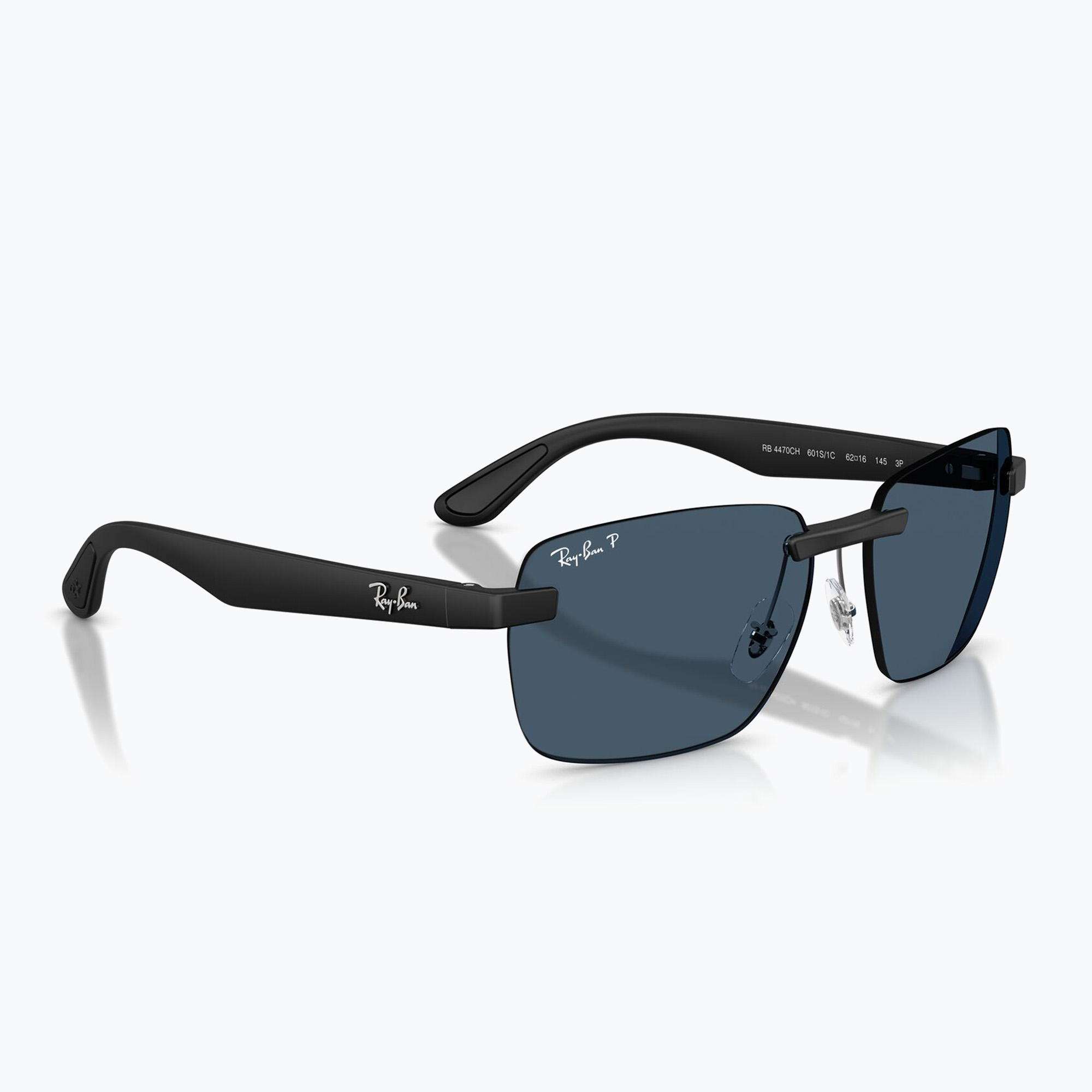 Okulary przeciwsłoneczne Ray-Ban RB4470 Polarized+ Lenses matt sand black/blue polarized 