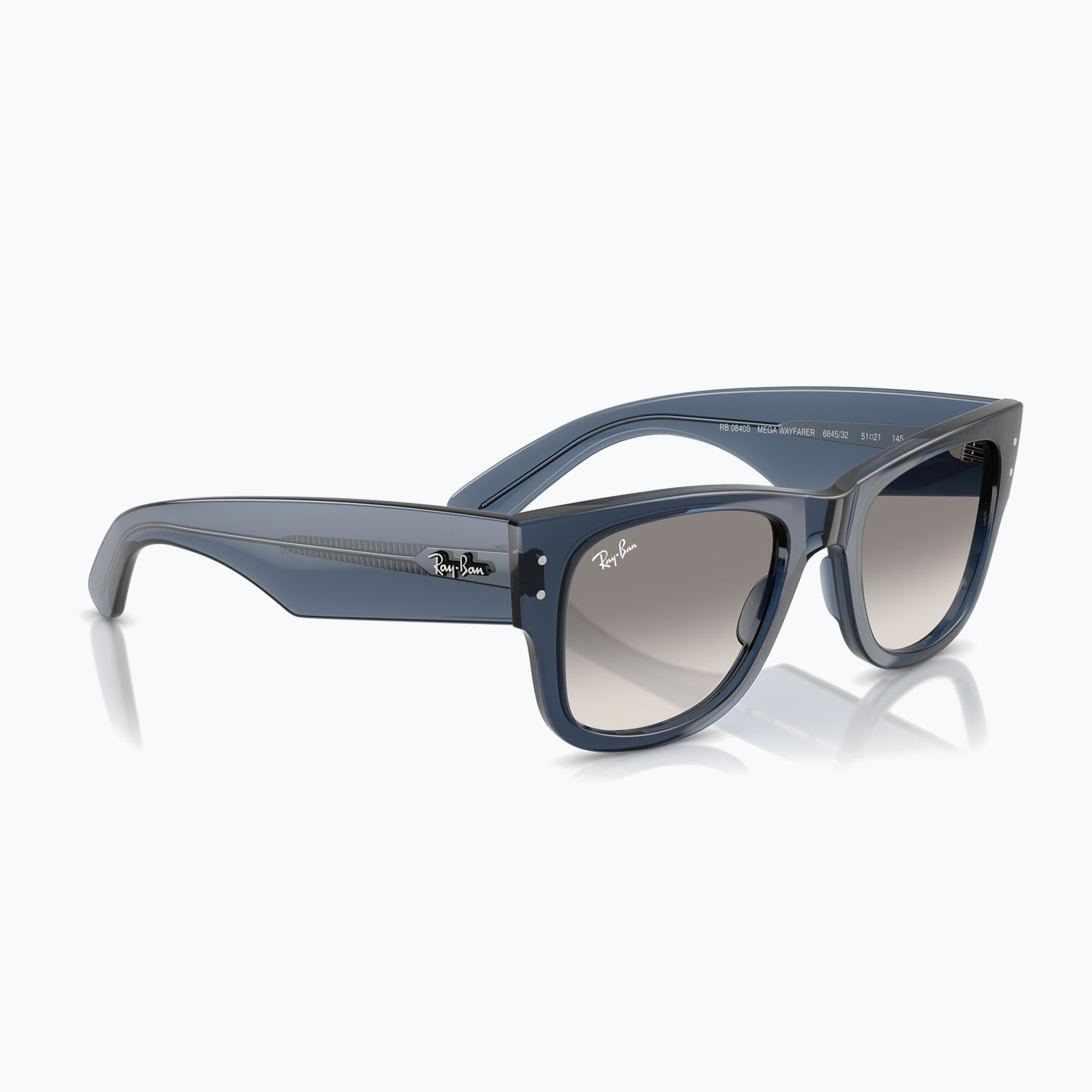 Okulary przeciwsłoneczne Ray-Ban Mega Wayfarer black/green 