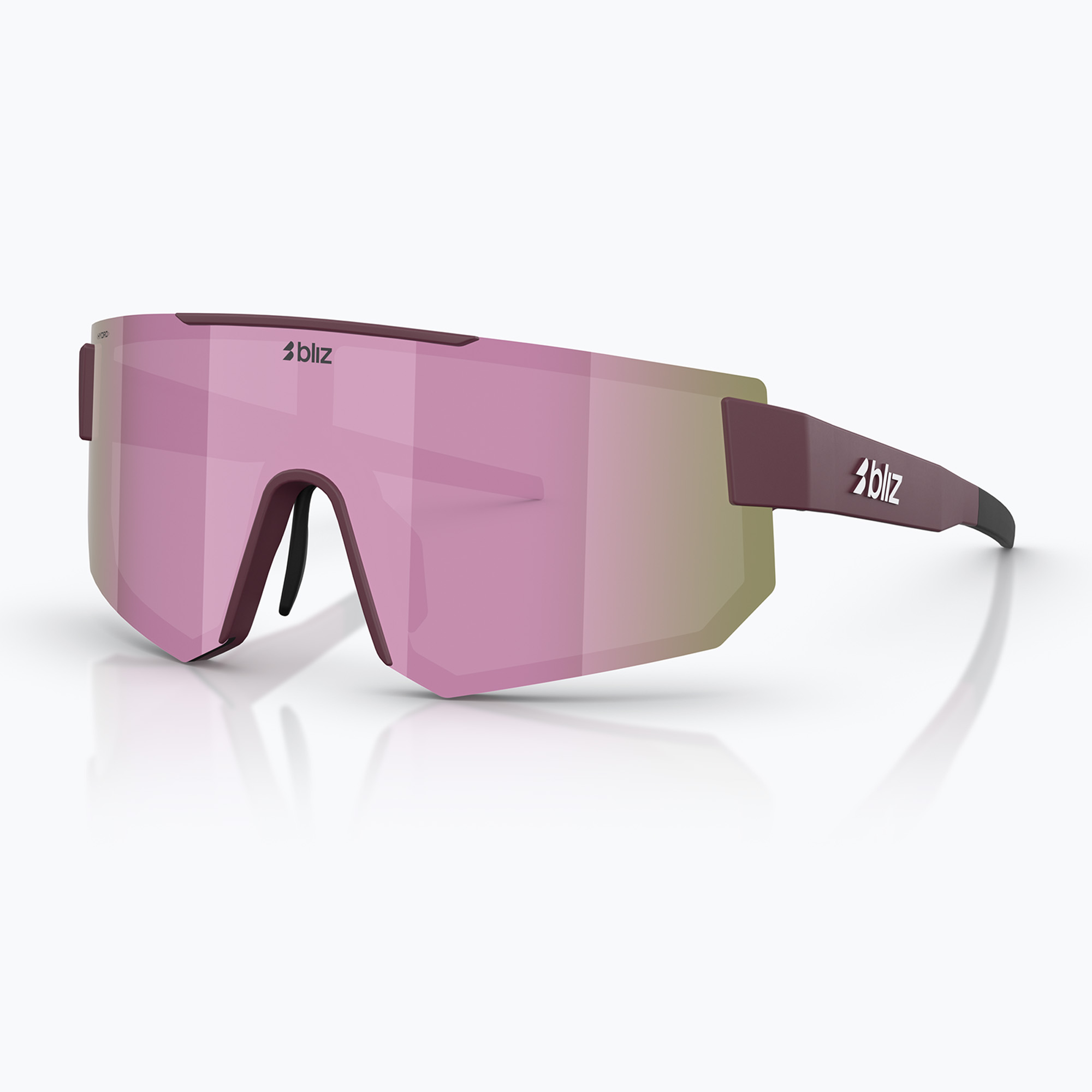 Sluneční brýle Bliz P005S matte burgundy/brown rose multi