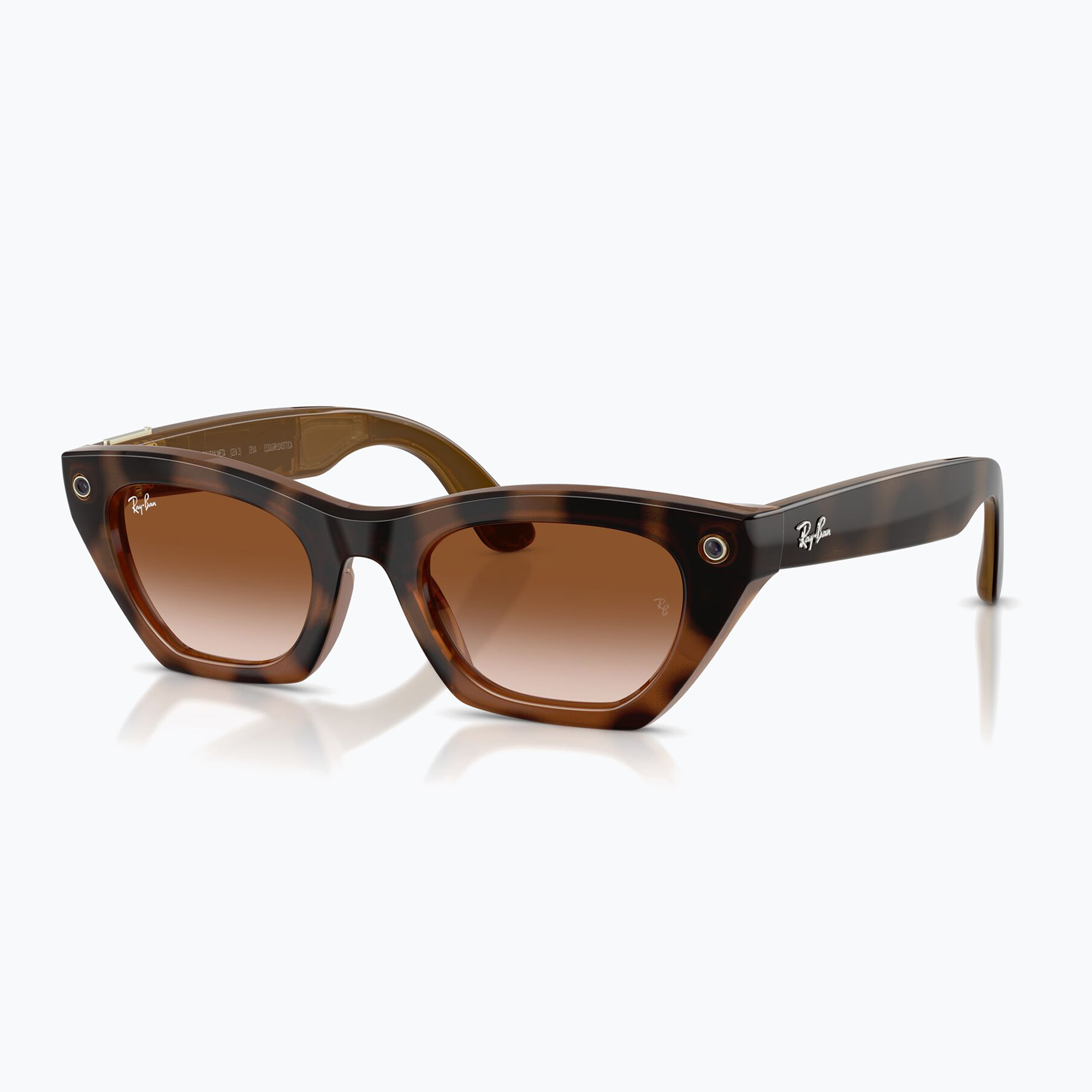 Очила с камера Ray-Ban Meta Zena havana/gradient brown