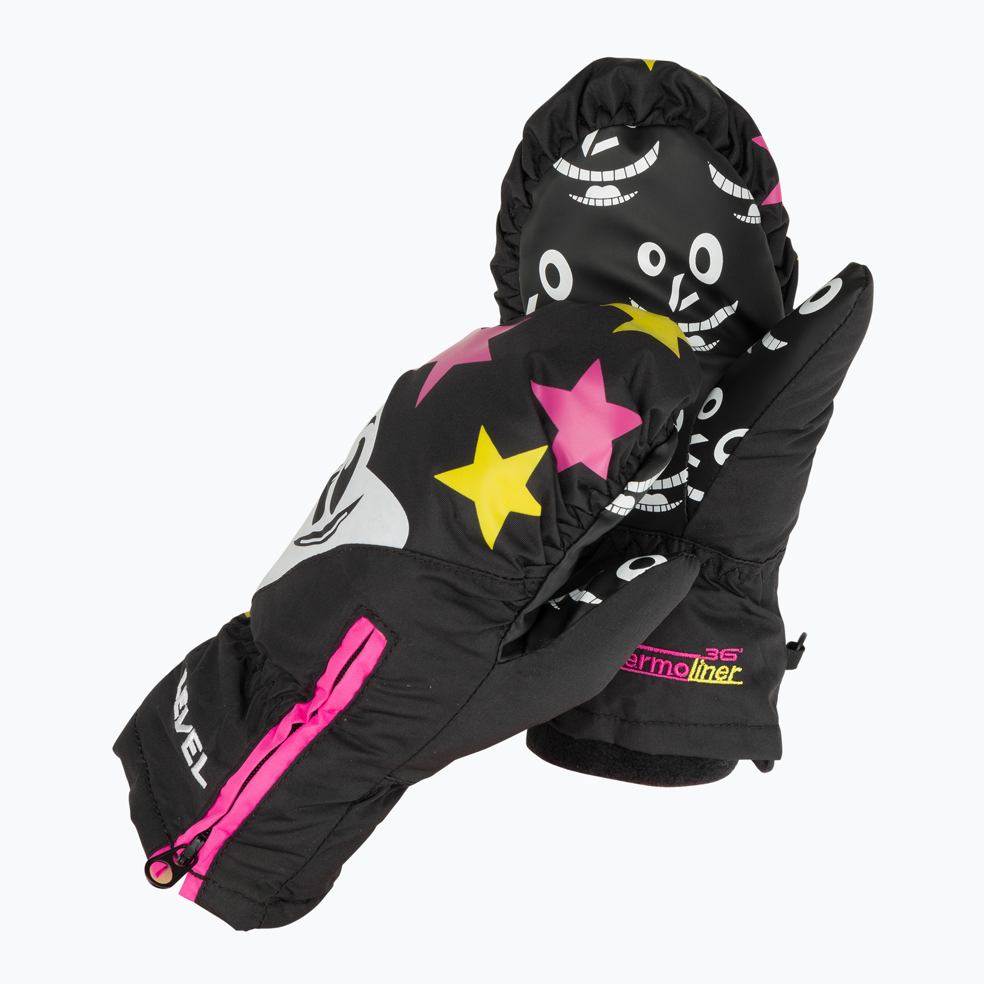 Detské lyžiarske rukavice Level Lucky Mitt ninja pink (Lucky Mitt 4146JM.68)