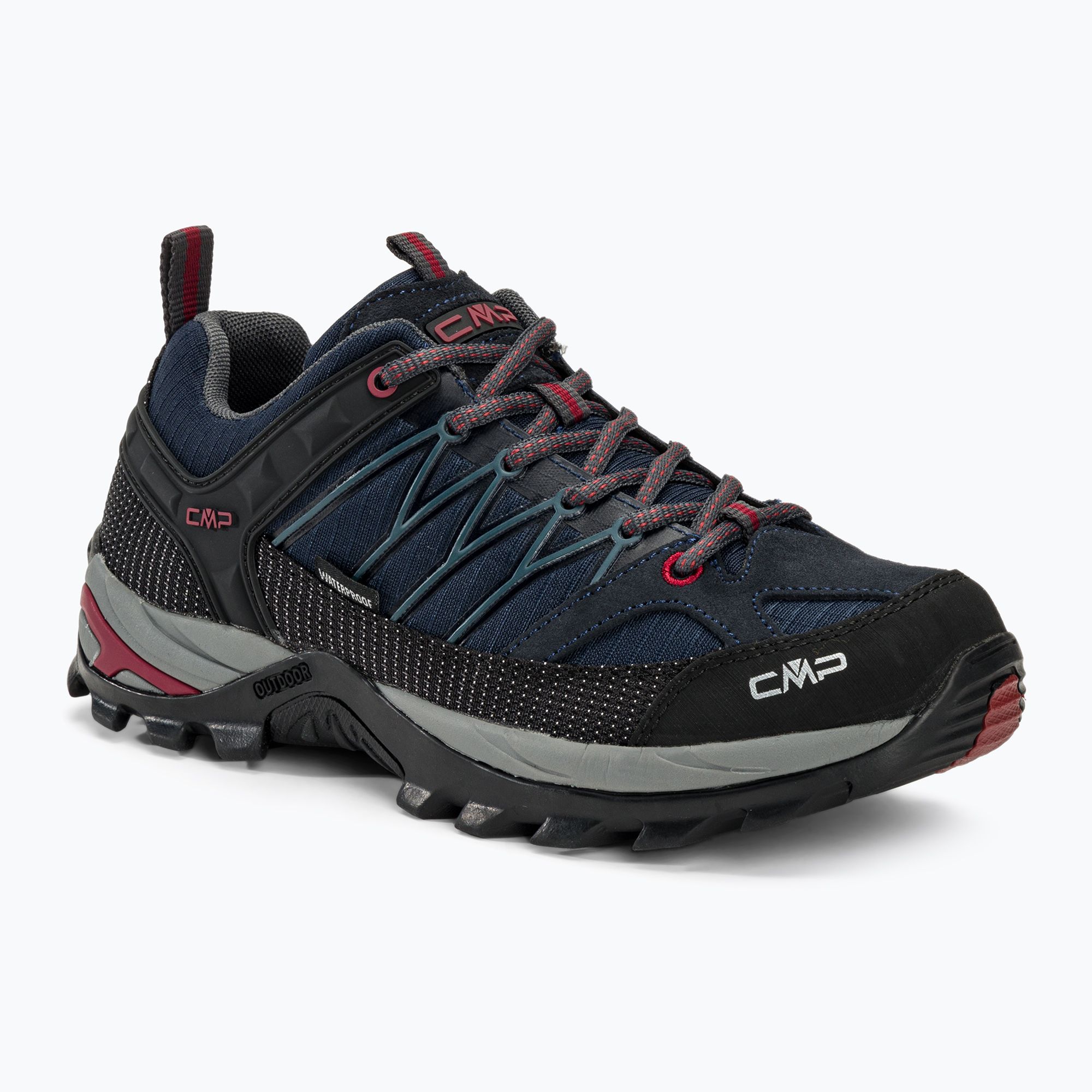 Buty trekkingowe męskie CMP Rigel Low Wp asphalt/syrah 