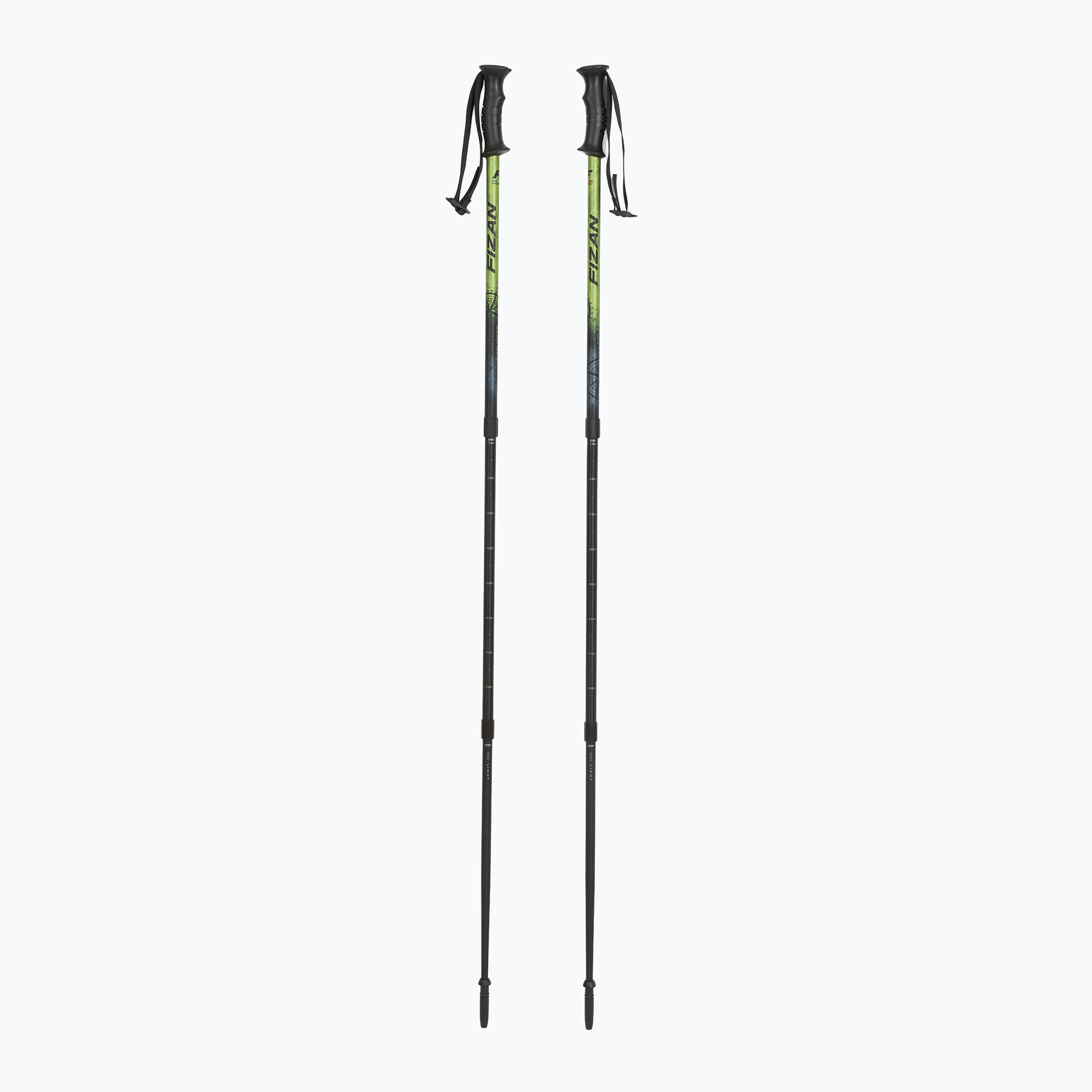 Kije trekkingowe Fizan Explorer lime/gray 