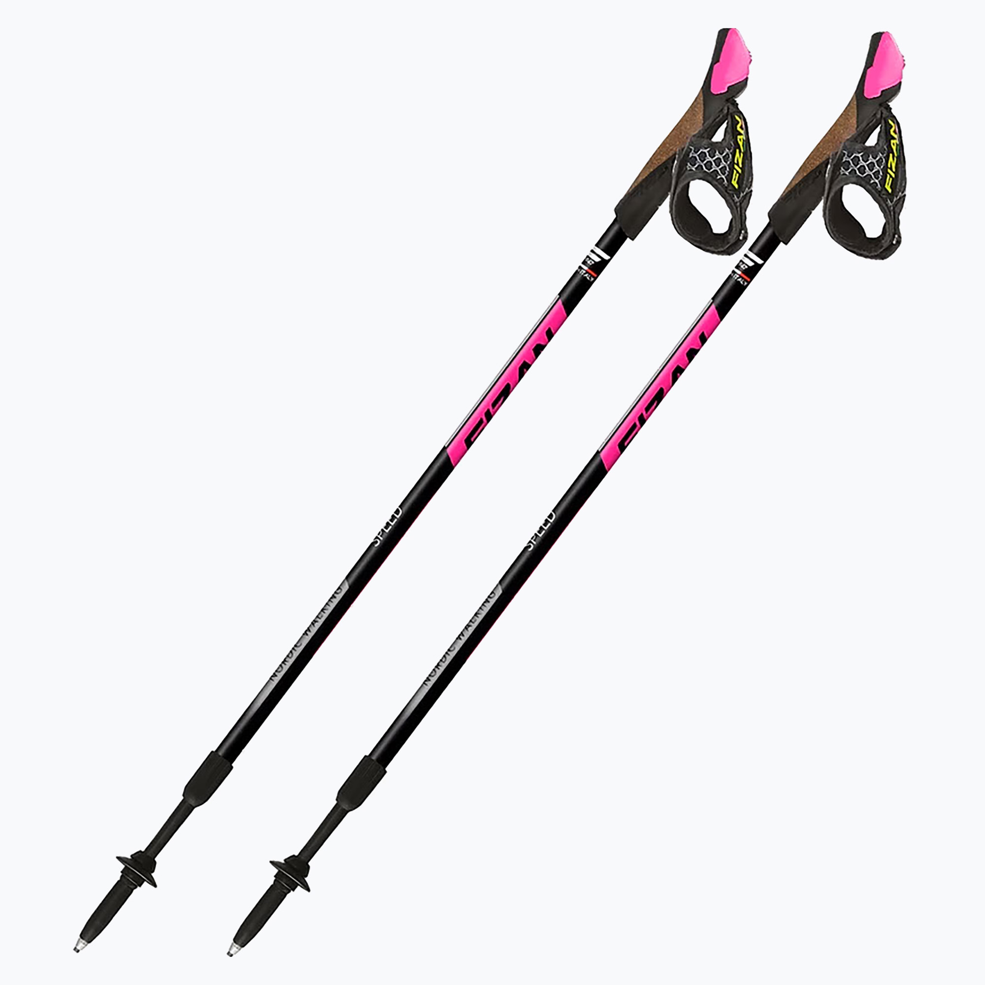 Fizan Speed pink Nordic walking poles