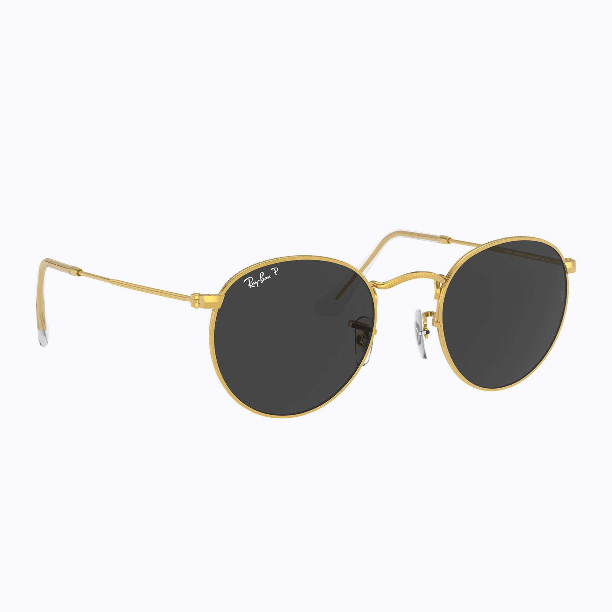 Okulary przeciwsłoneczne Ray-Ban Round Metal gold/black polarized 