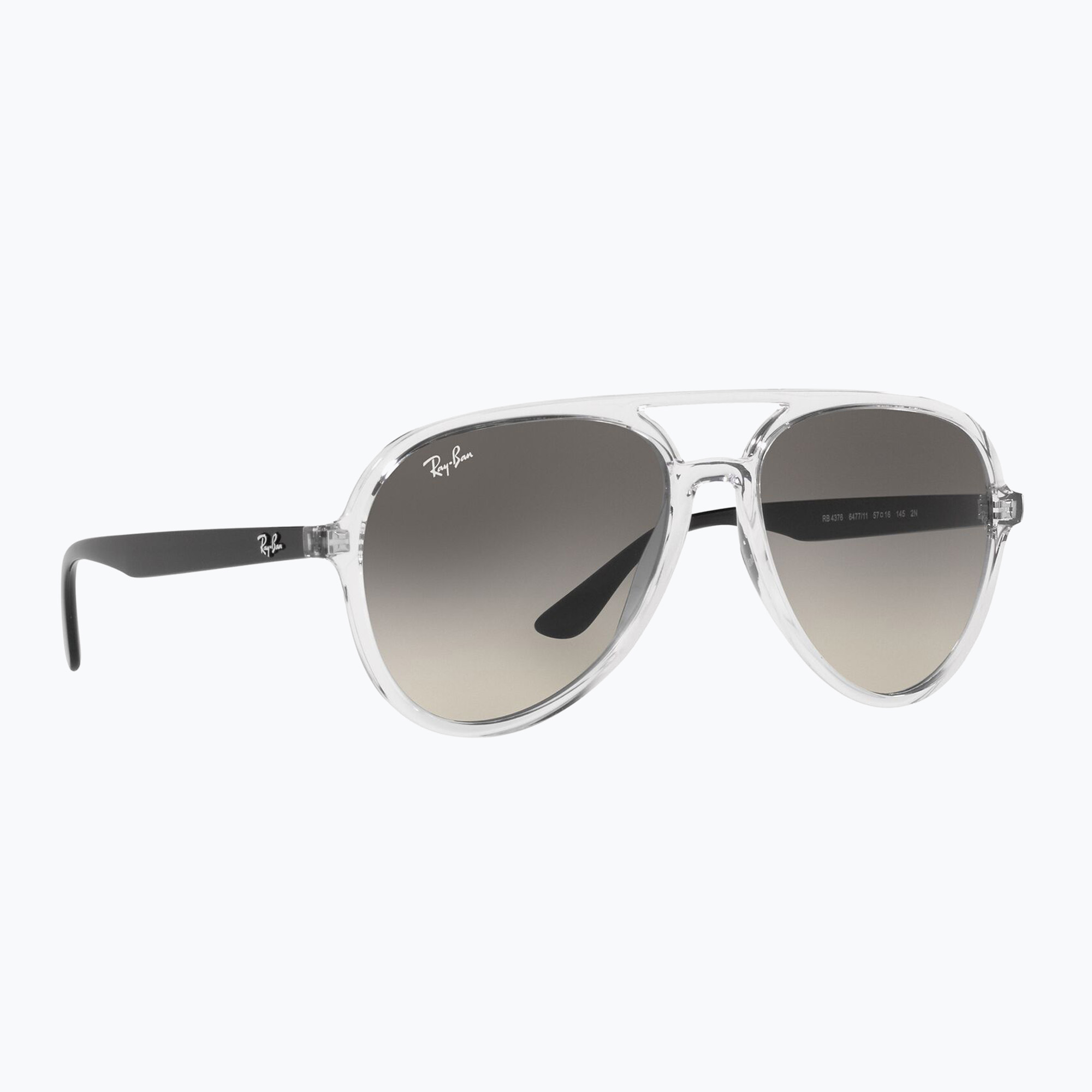 Okulary przeciwsłoneczne Ray-Ban RB4376 polarized transparent/grey gradient 
