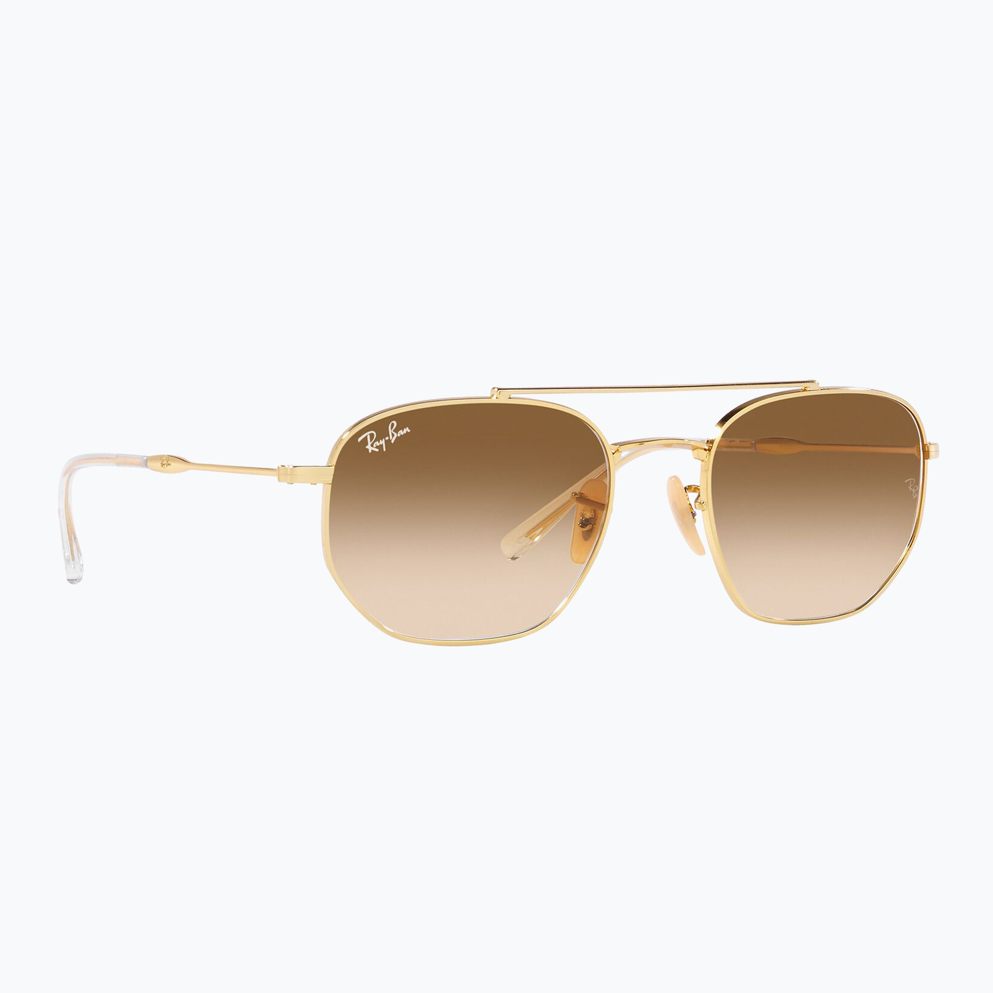 Okulary przeciwsłoneczne Ray-Ban RB3707 Polarized+ Lenses arista gold/brown 