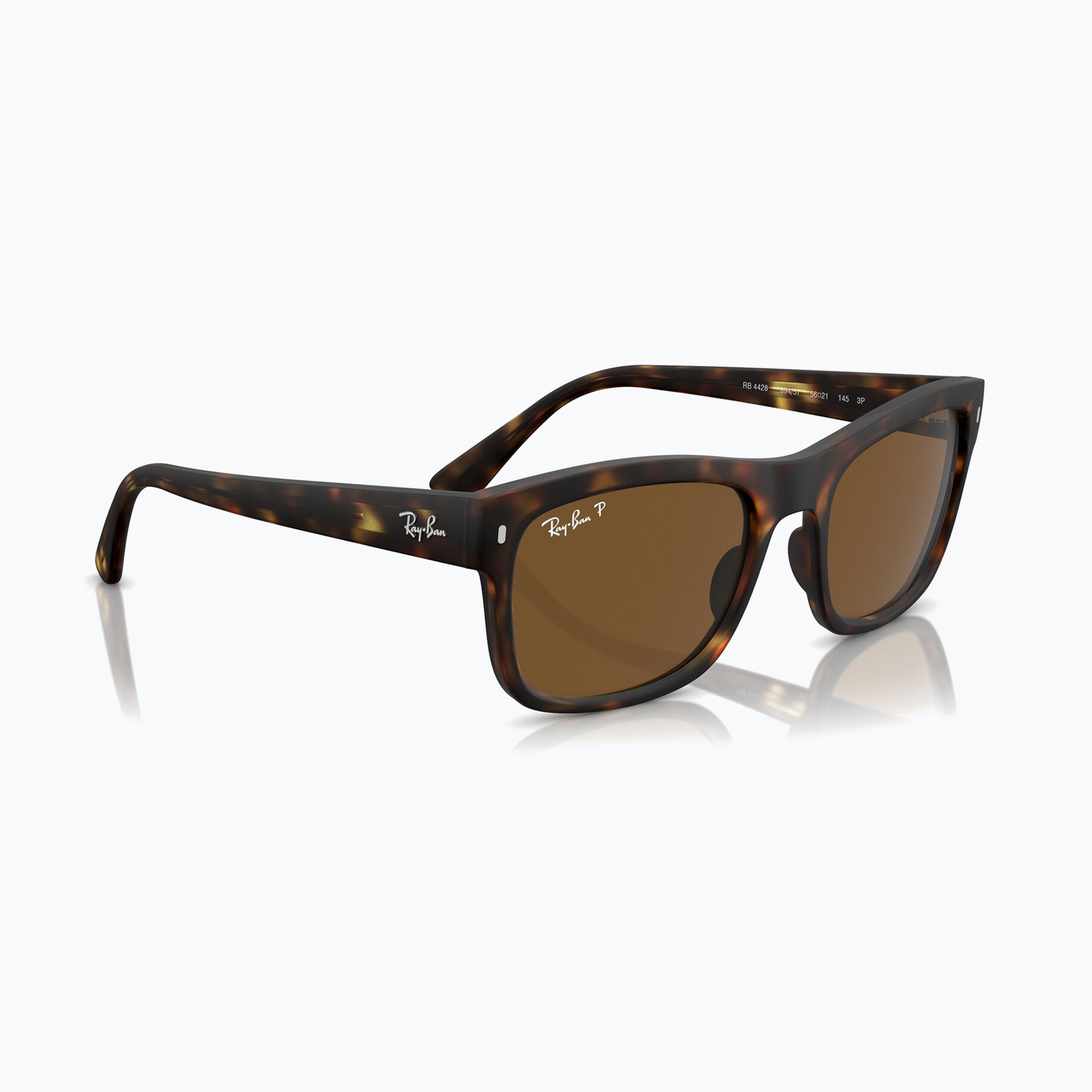 Okulary przeciwsłoneczne Ray-Ban RB4428 havana matt/brown polarized 