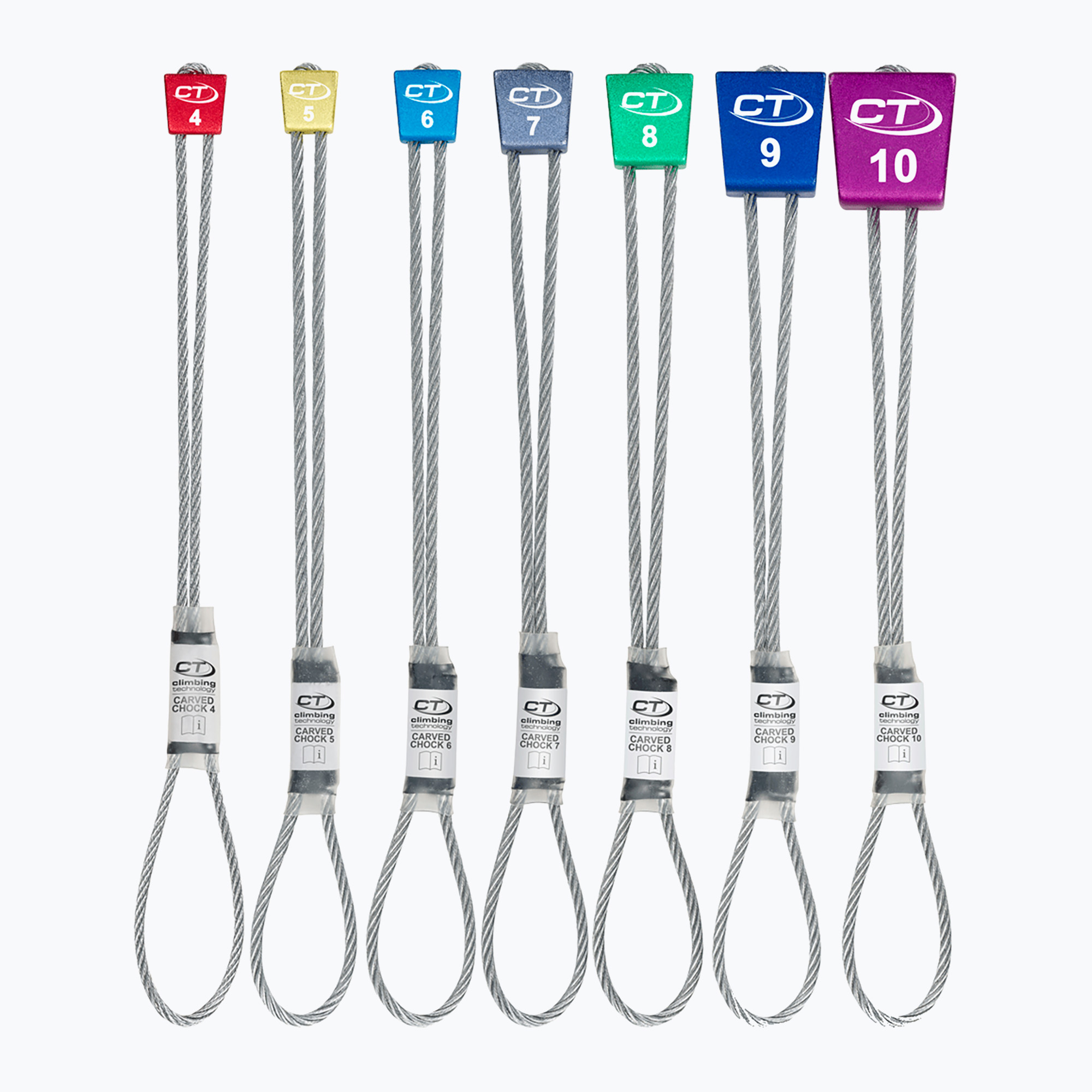 Zestaw kości wspinaczkowych Climbing Technology Set 4-10 mixed colours 