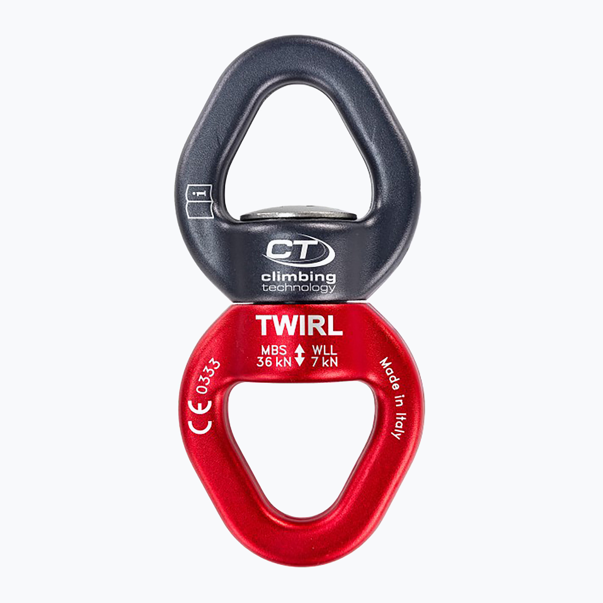 Krętlik Climbing Technology Twirl grey/ red 