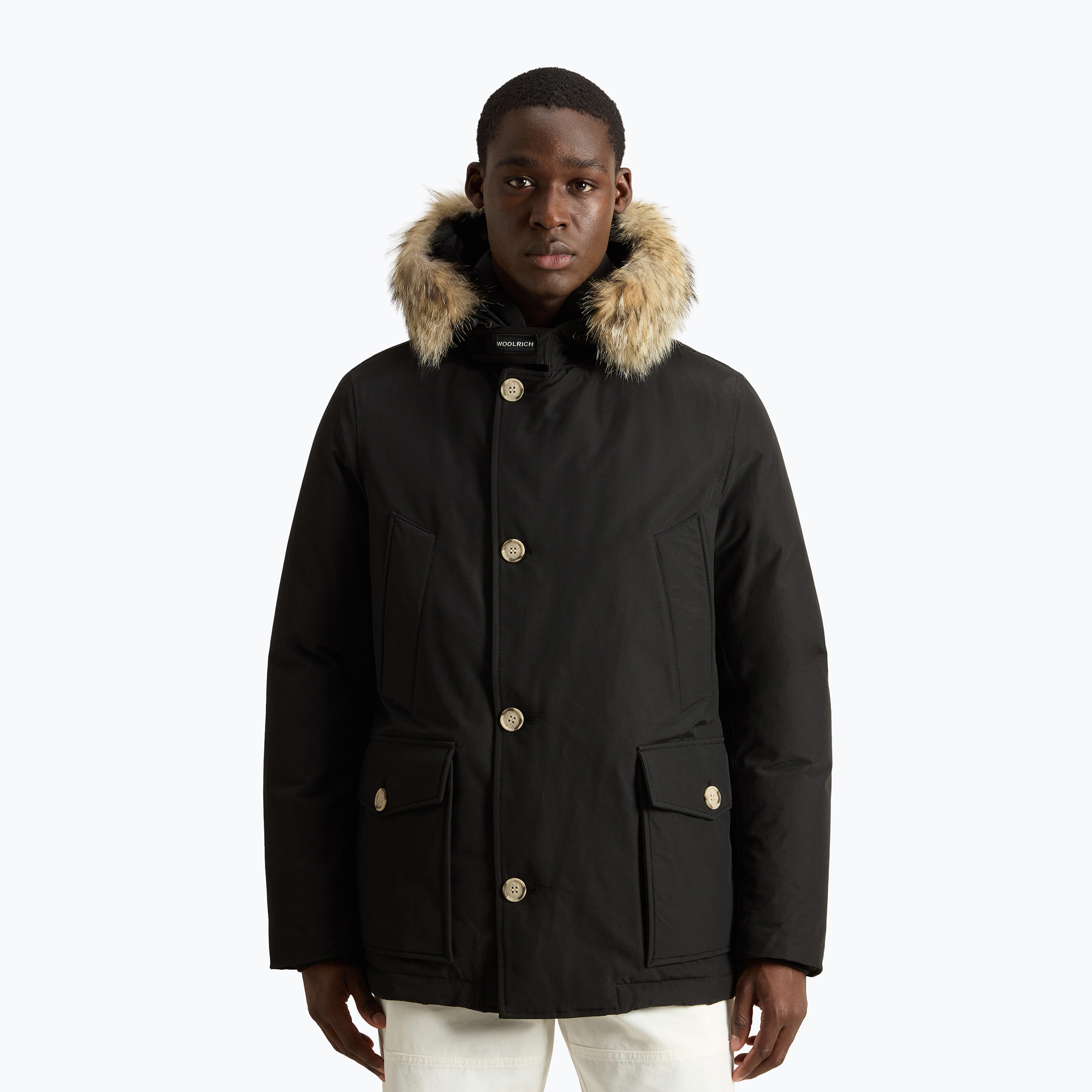 Kurtka męska Woolrich Arctic Detachable Fur Anorak black