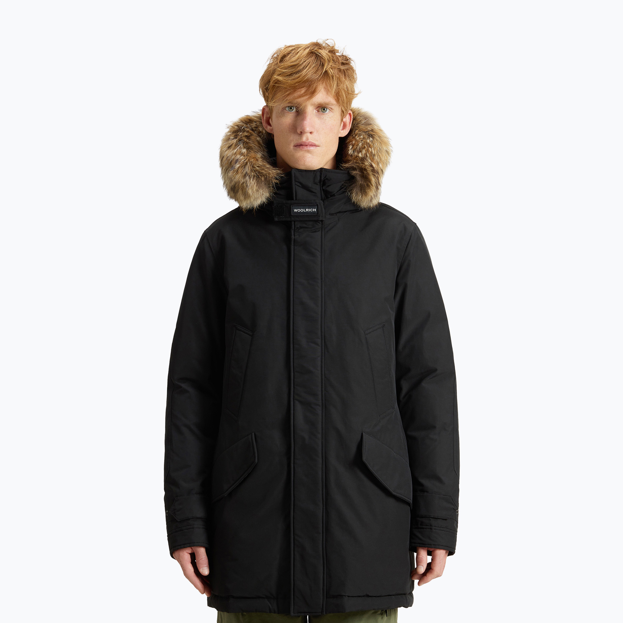 Kurtka męska Woolrich Polar High Collar Fur black 