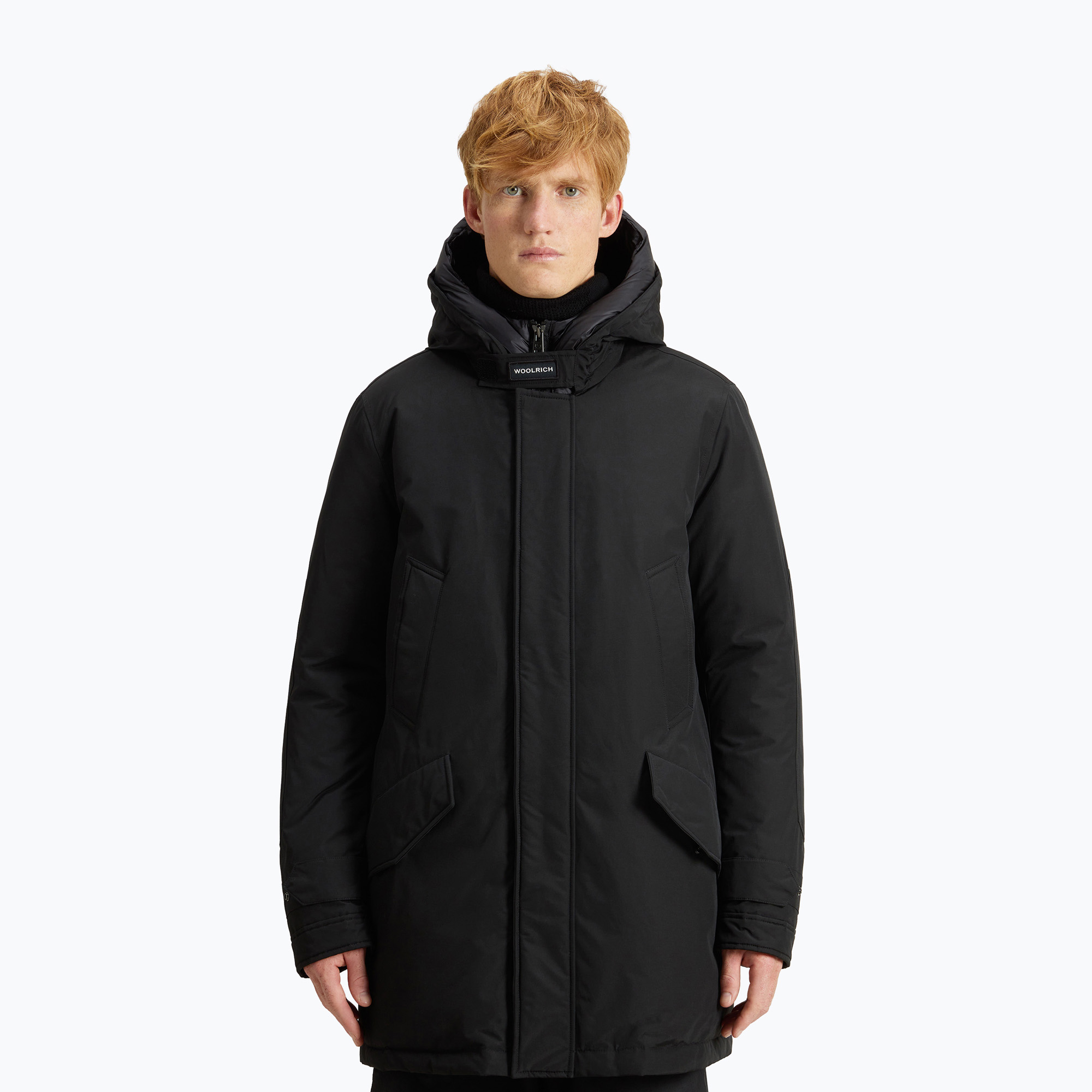 Kurtka męska Woolrich Polar High Collar black 