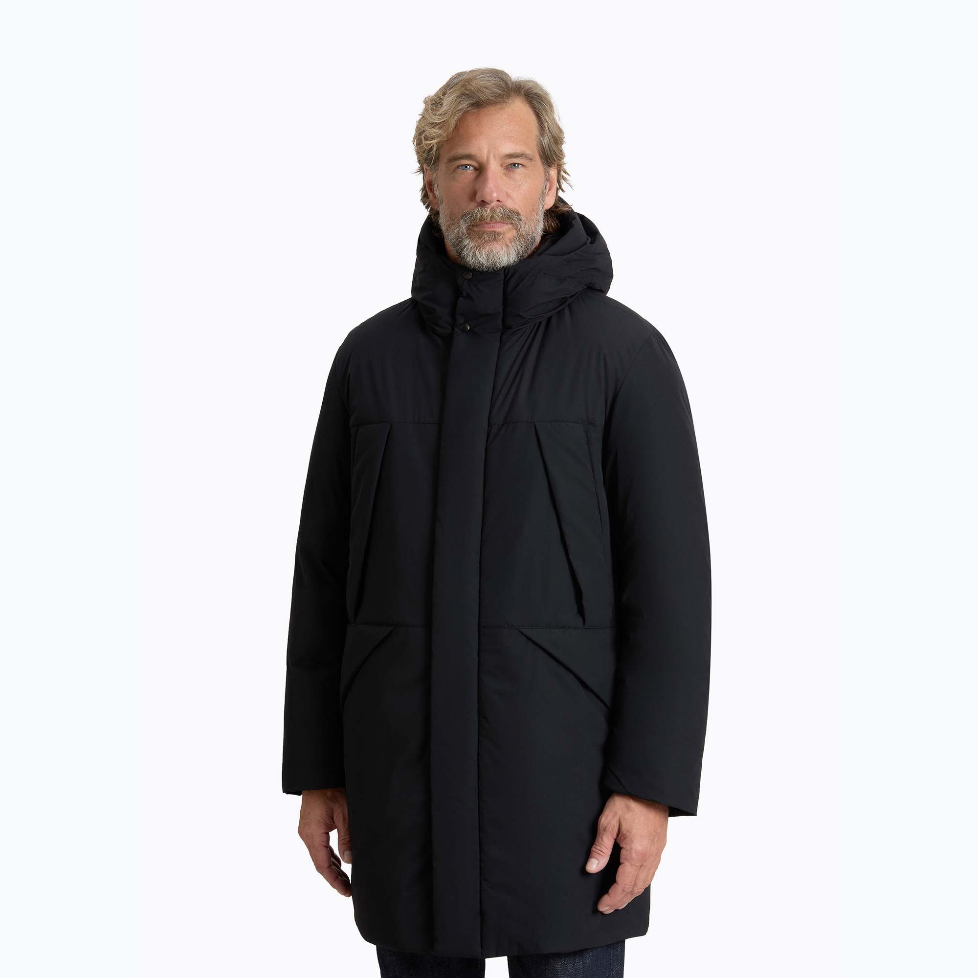 Мъжко яке Kurtka Woolrich Matt Stretch Teton Puffer black