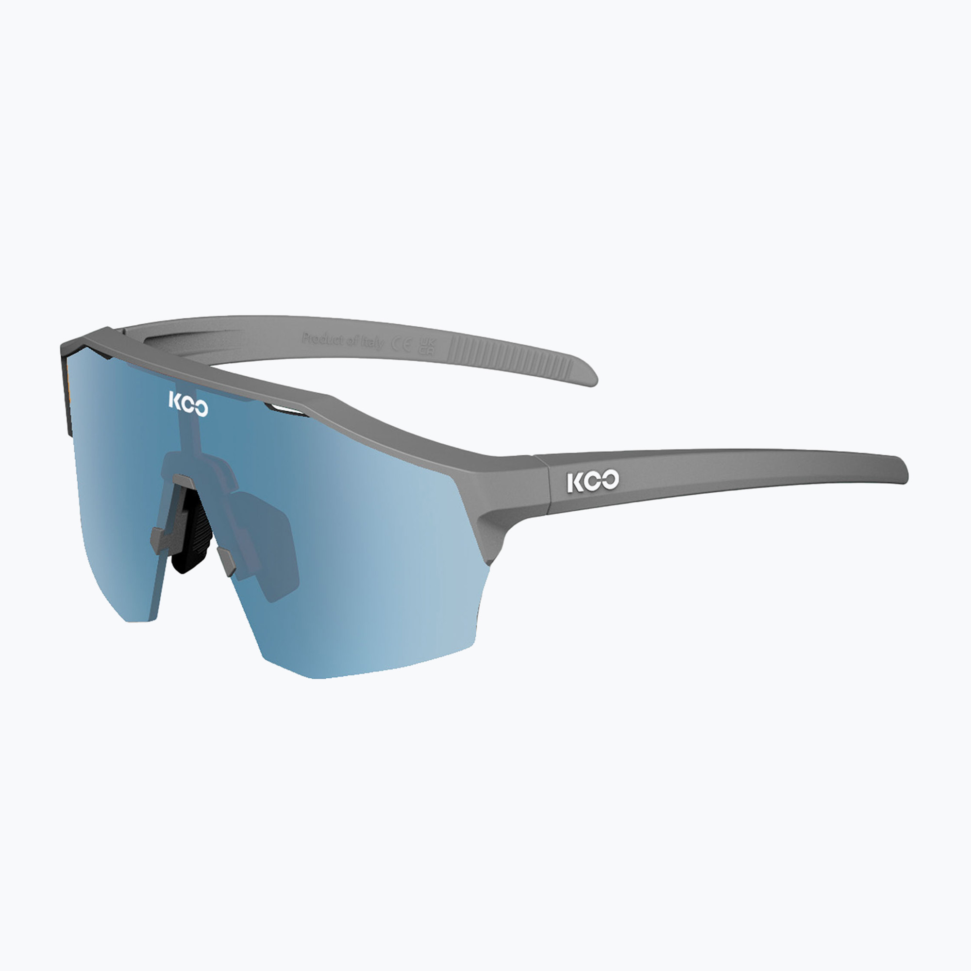 Слънчеви очила Koo Alibi grey matt/turquoise mirror