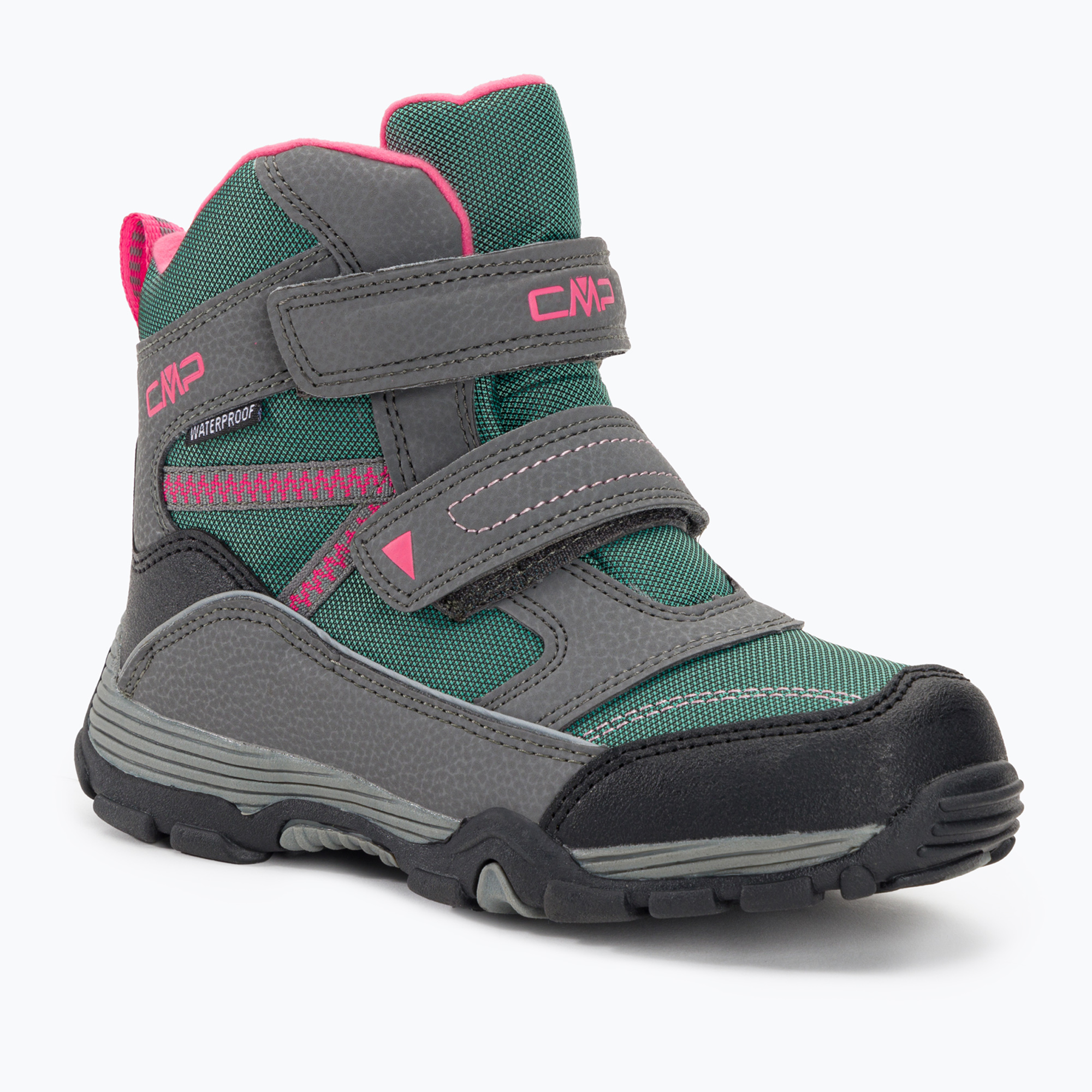 Śniegowce juniorskie CMP Pyry Snowboots Wp graffite/acqua 