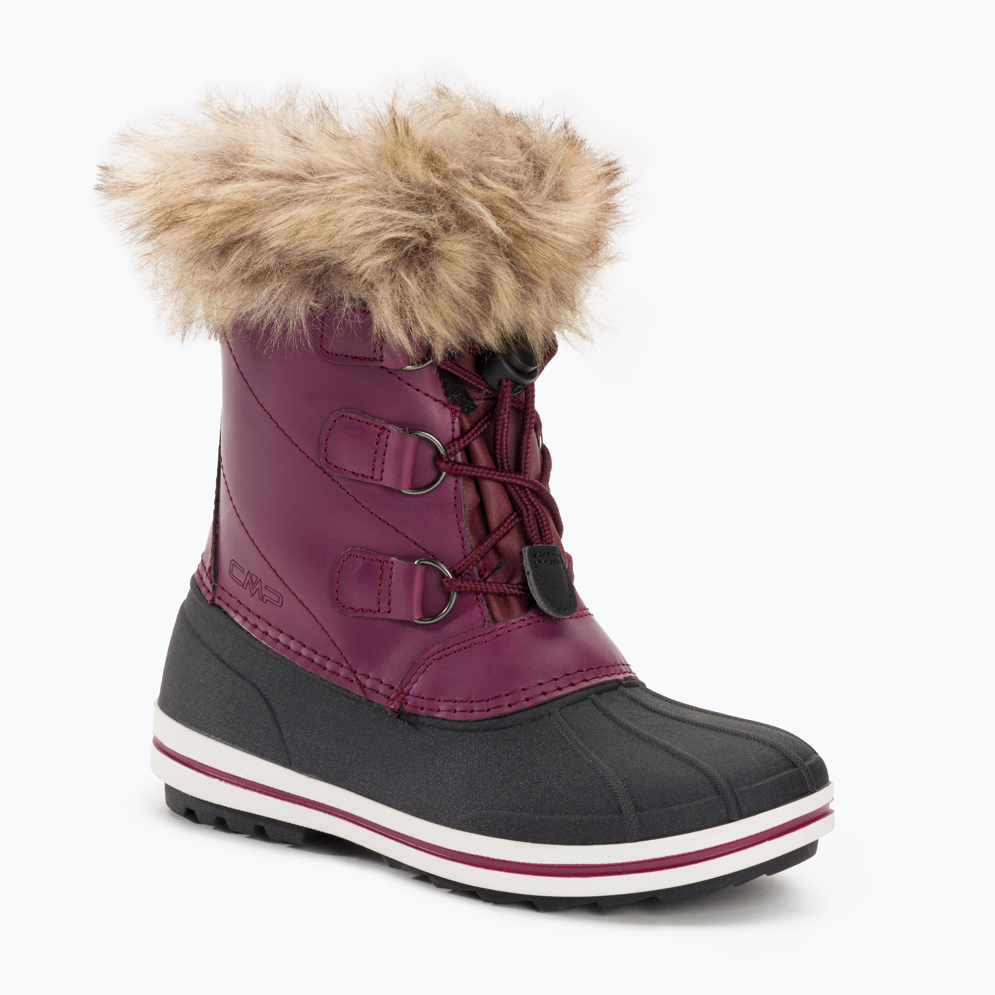 Śniegowce dziecięce CMP Anthilian Snowboots Wp burgundy 