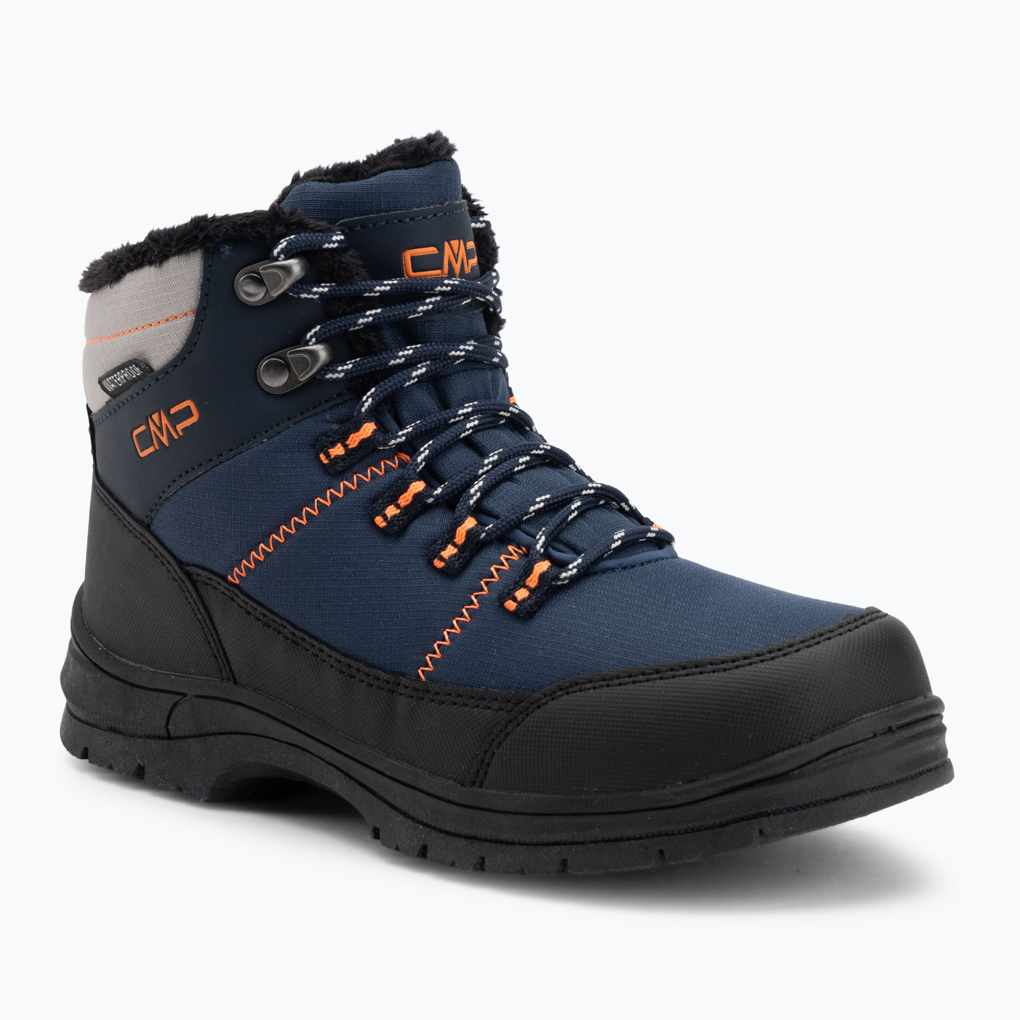 Śniegowce juniorskie CMP Annuuk Snowboots Wp black/blue 