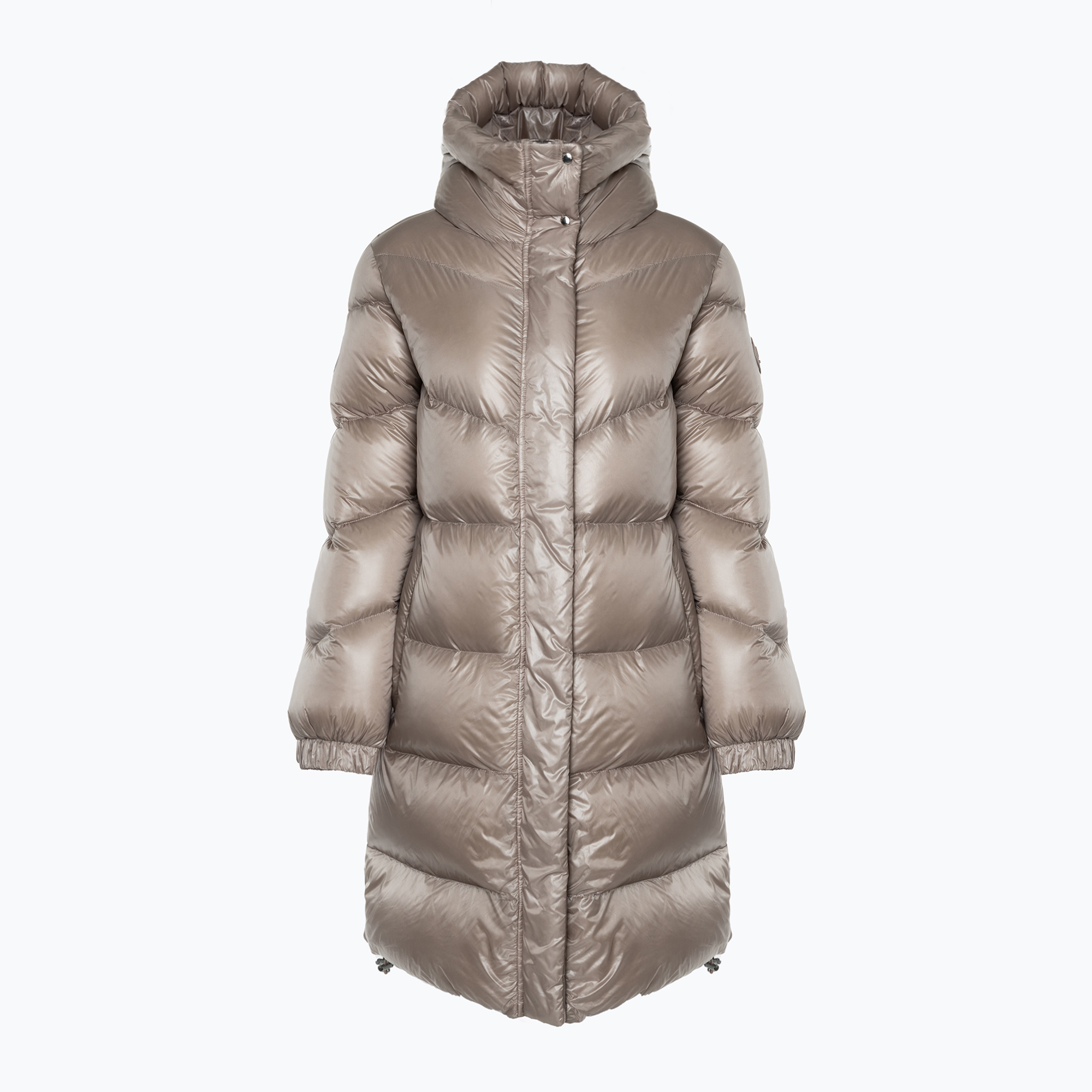 Kurtka damska Woolrich Aliquippa Long Puffer light taupe 