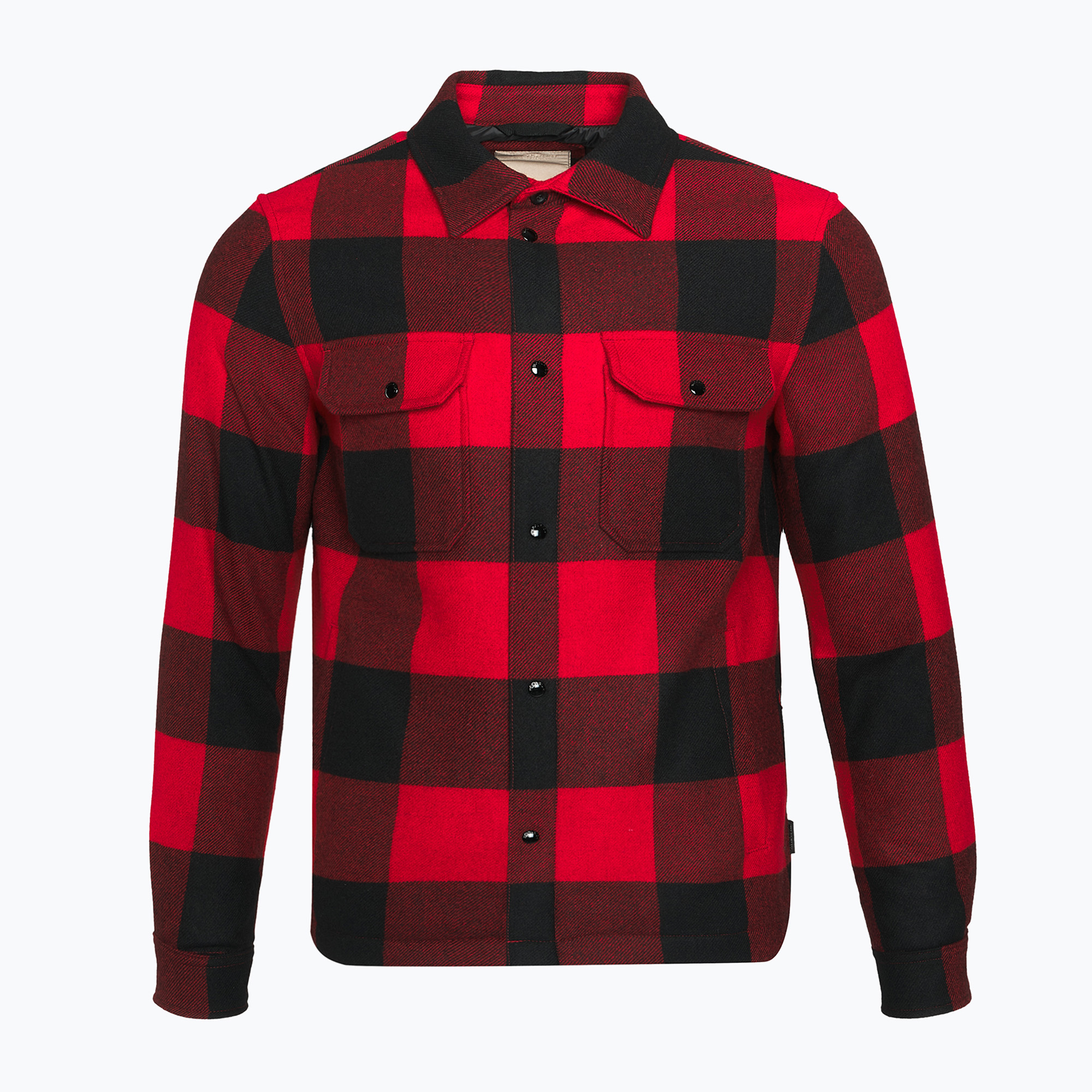 Kurtka męska Woolrich Alaskan Wool Check Overshirt charcoal buffalo red buffalo 