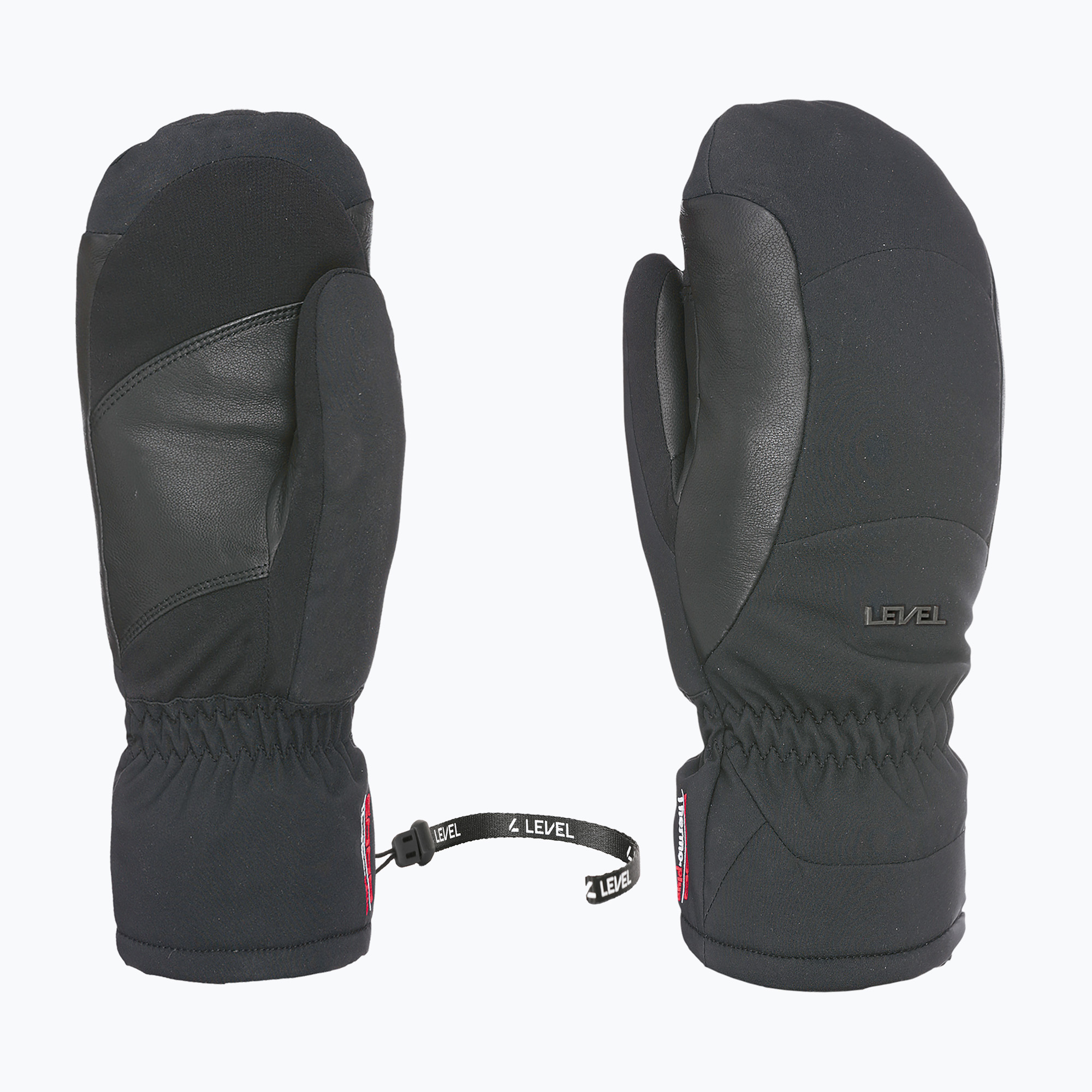 Damen Snowboard-Fäustlinge Level Flames Mitt black