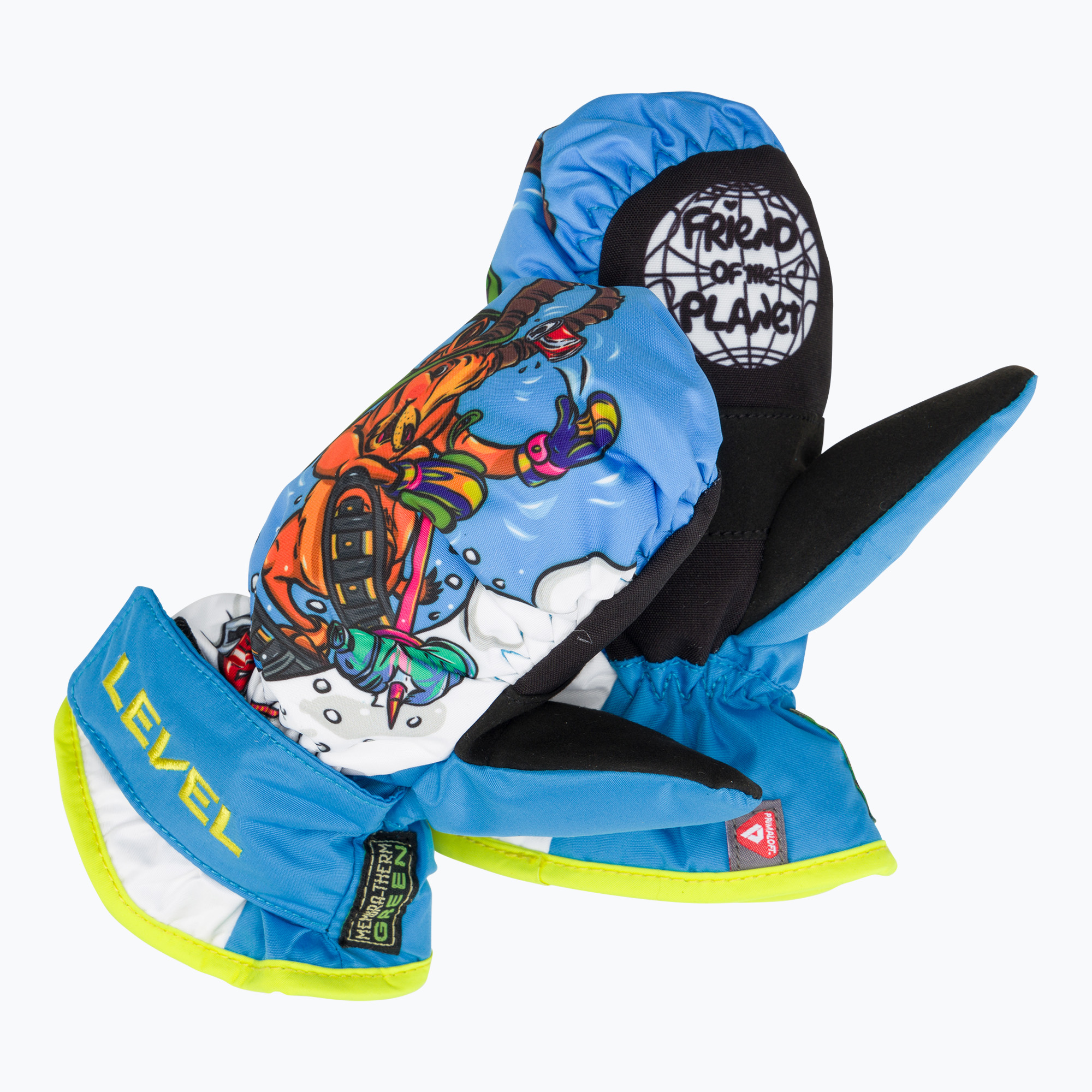 Guanti da sci per bambini Level Animal blu chiaro (I) (Animal 4175JM.06)