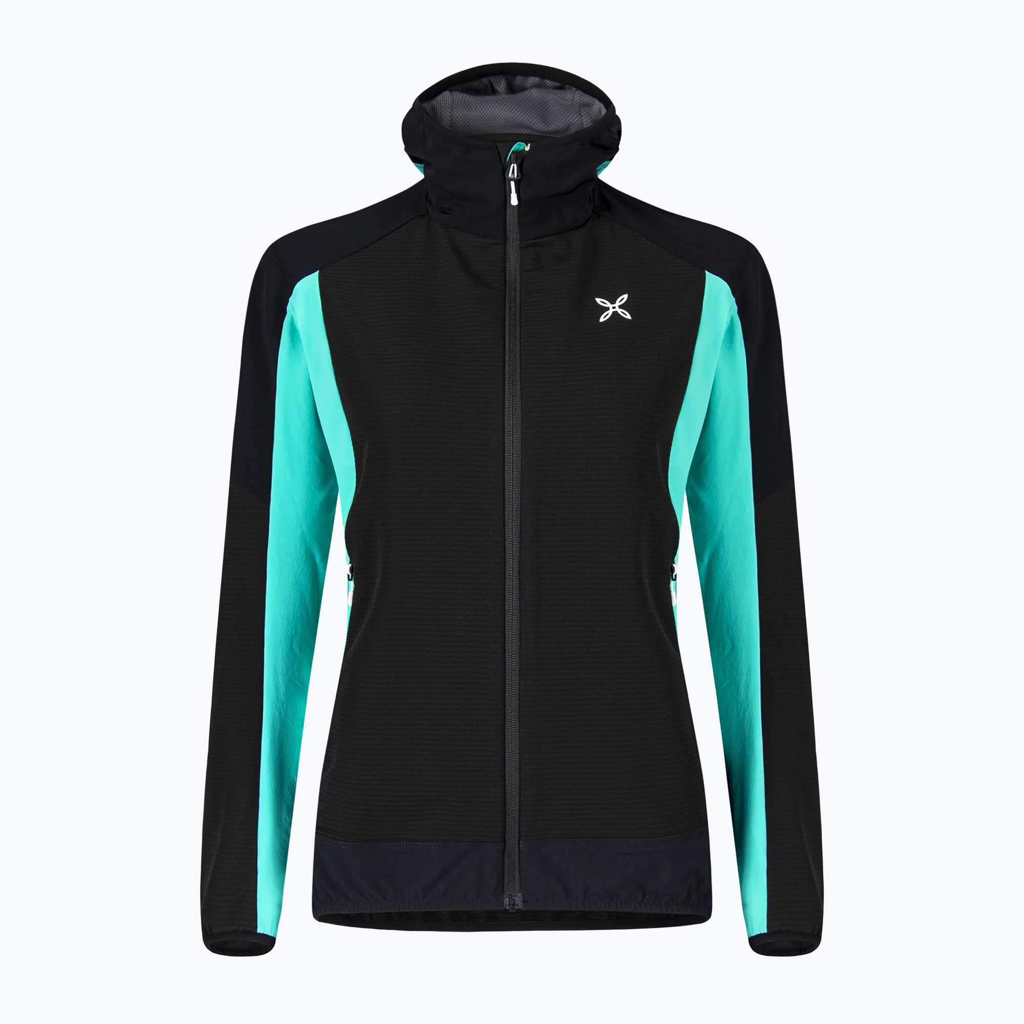 Kurtka przeciwwiatrowa damska Montura Premium Wind Hoody nero/care blue 