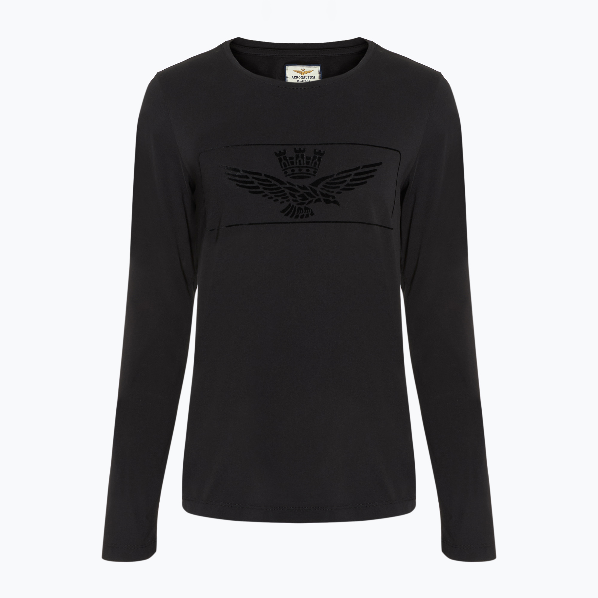 Longsleeve damski Aeronautica Militare Aeronautica Military nero 