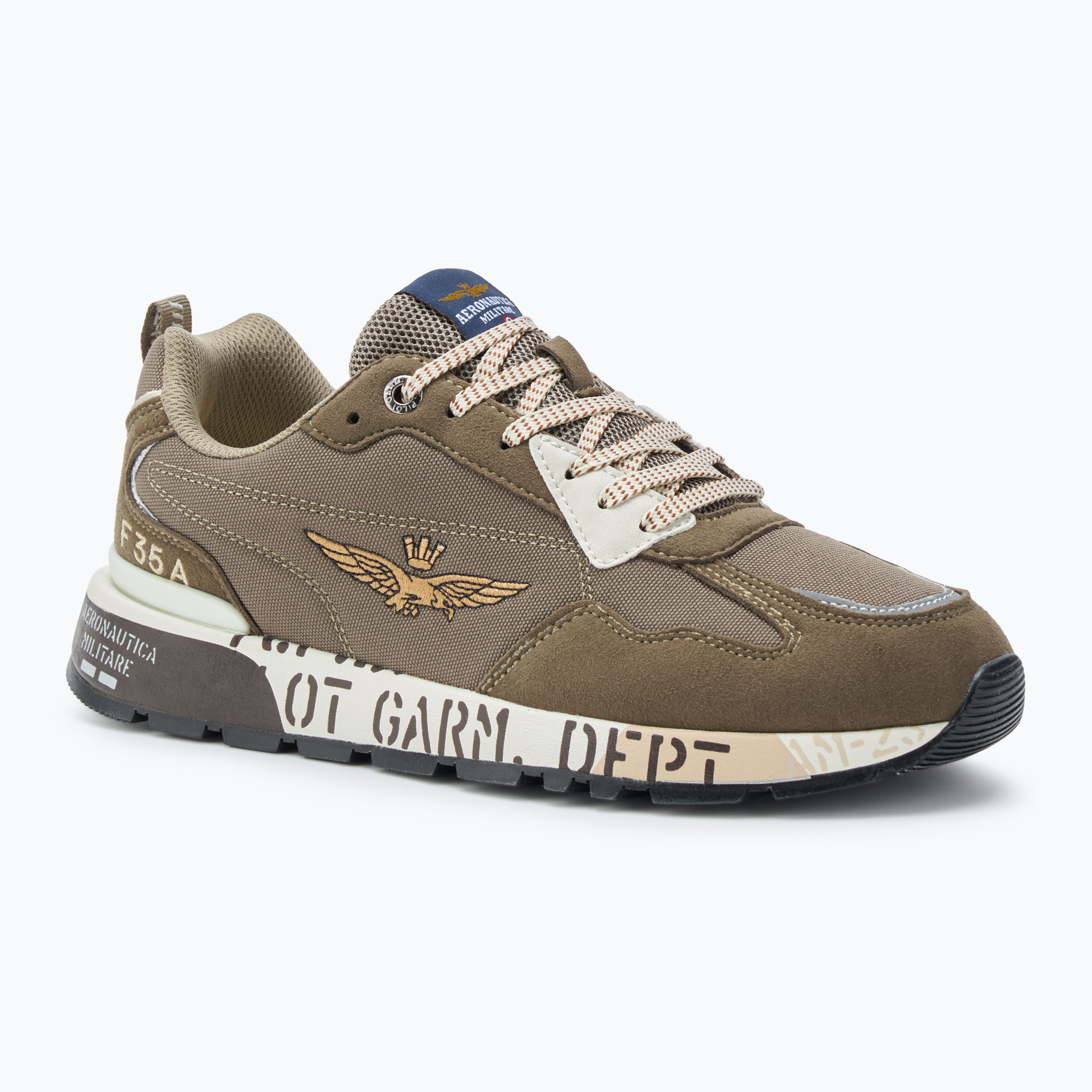 Buty męskie Aeronautica Militare SC276CT3380 taupe/beige 