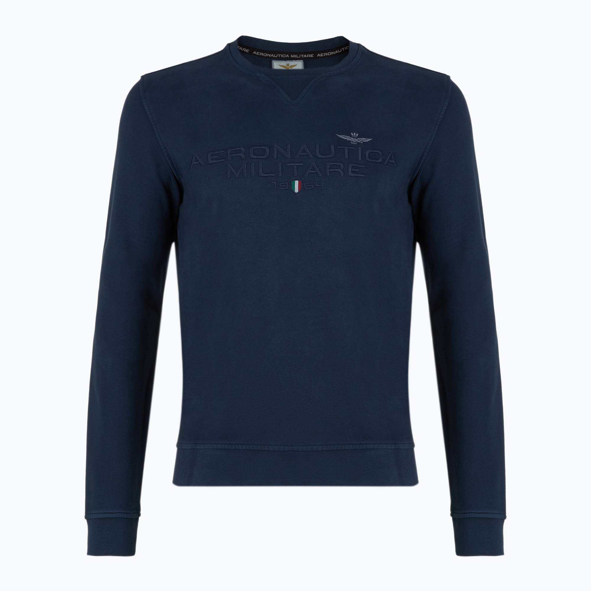 Bluza męska Aeronautica Militare 251FE1985F539 blu navy washed 
