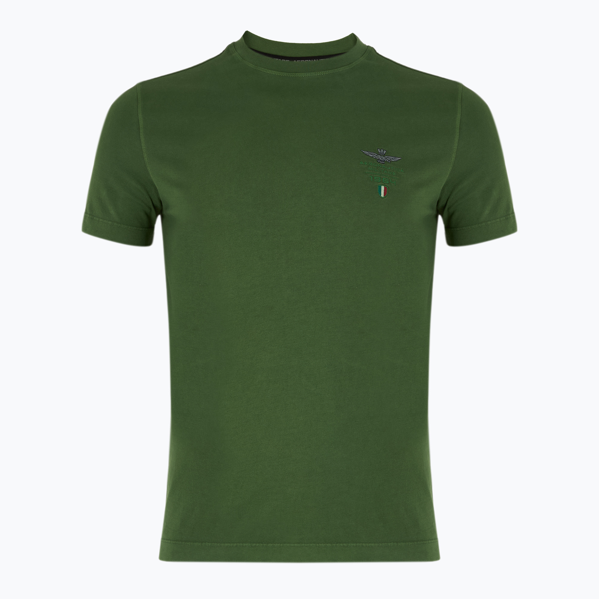 Koszulka męska Aeronautica Militare 251TS2377J633 forest green washed 