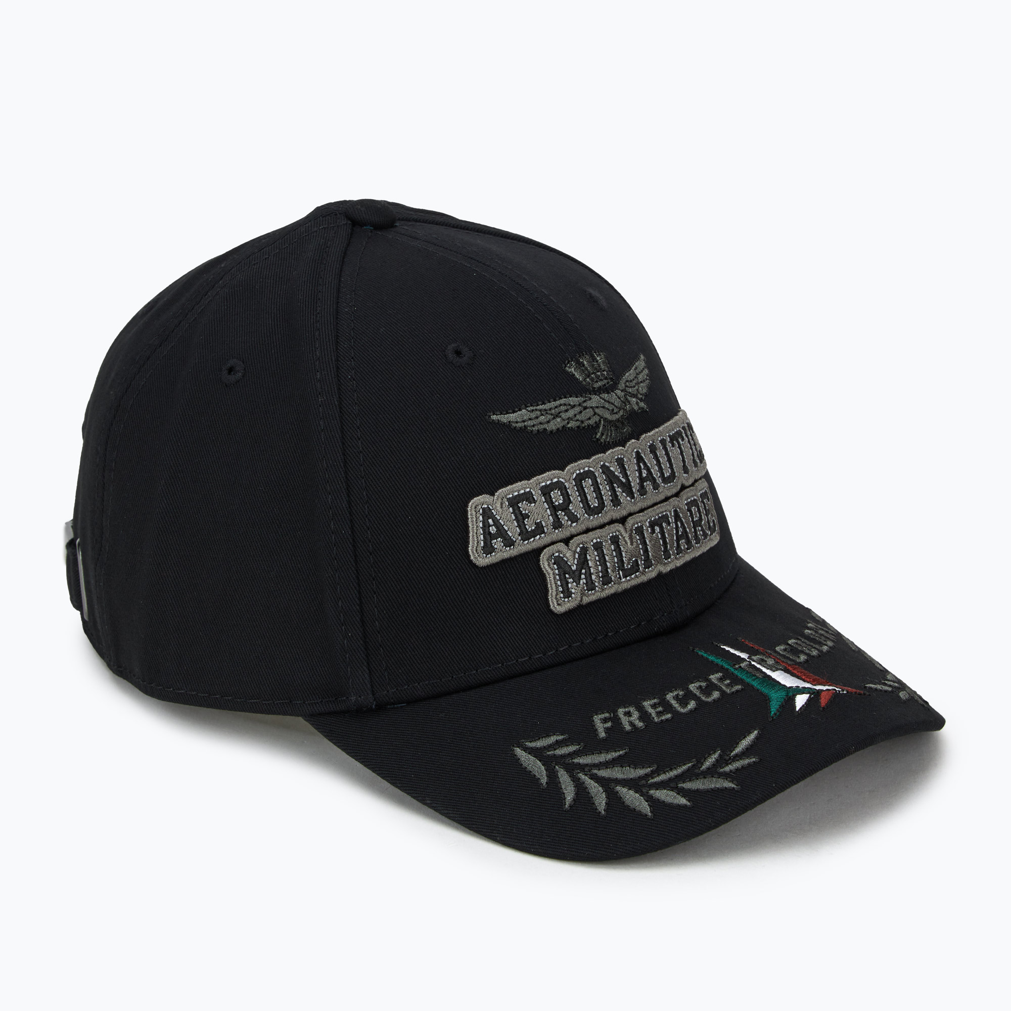 Czapka z daszkiem męska Aeronautica Militare 251HA1104CT2261 jet black 