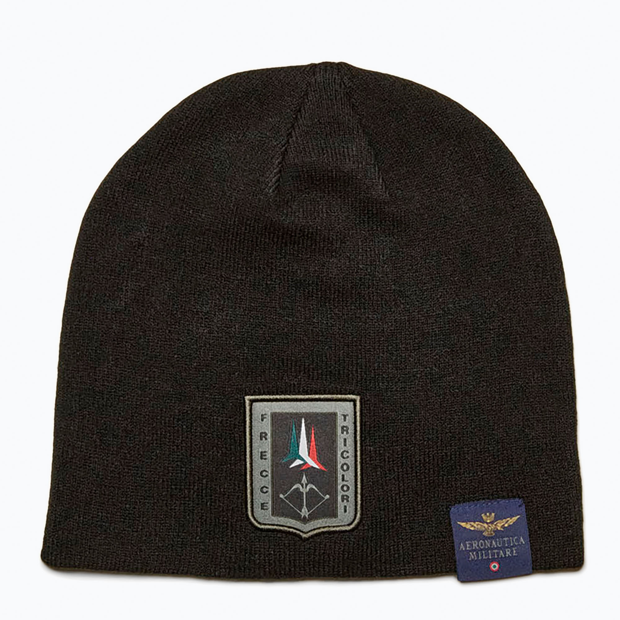 Czapka zimowa męska Aeronautica Militare 252CU0036UL00450 jet black 