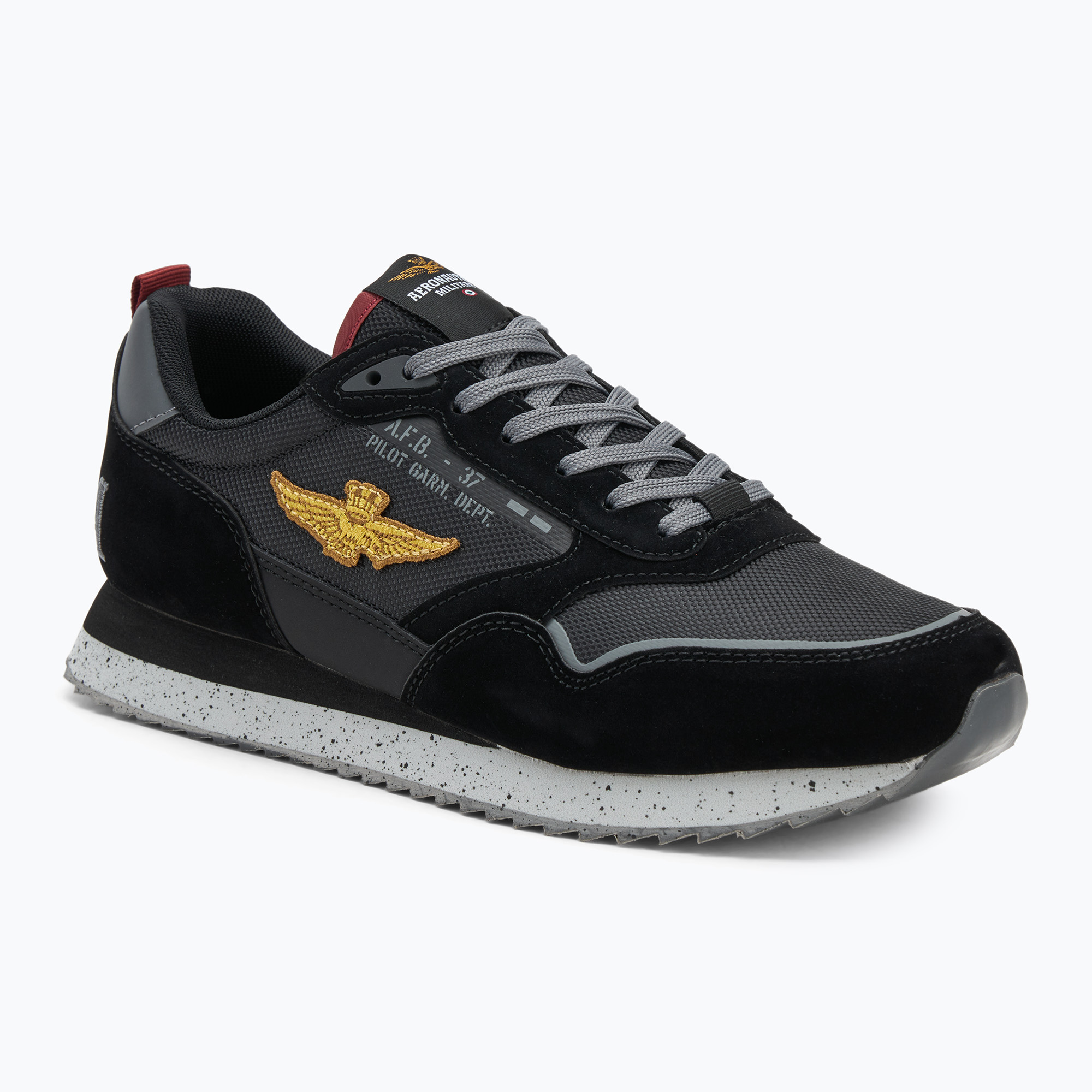 Buty męskie Aeronautica Militare 252SC0288UCT03545 jet black 