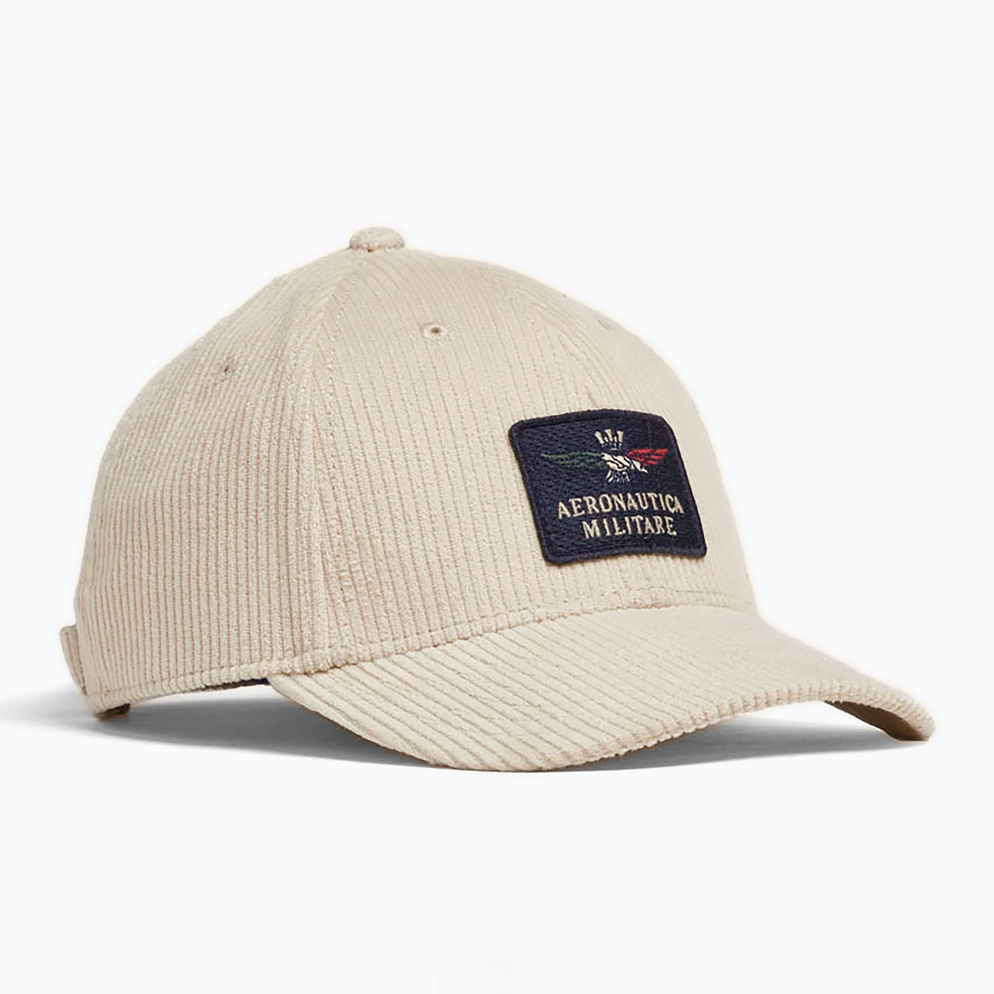 Czapka z daszkiem męska Aeronautica Militare 252HA1231UCT04238 cream white 