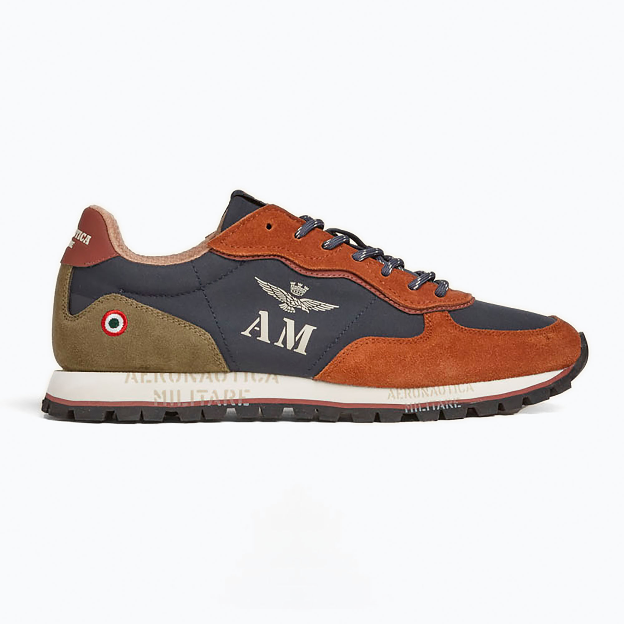 Pánske topánky Aeronautica Militare 252SC0320UPL00313 navy blue/brown (252SC0320UPL00313)