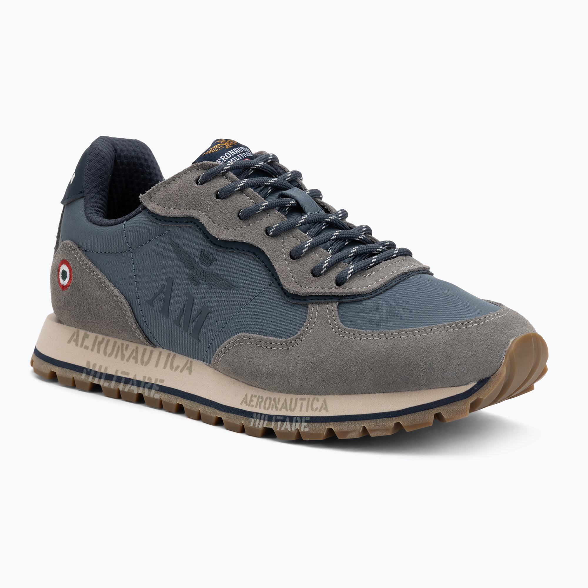 Buty męskie Aeronautica Militare 252SC0320UPL00313 avio/grigio