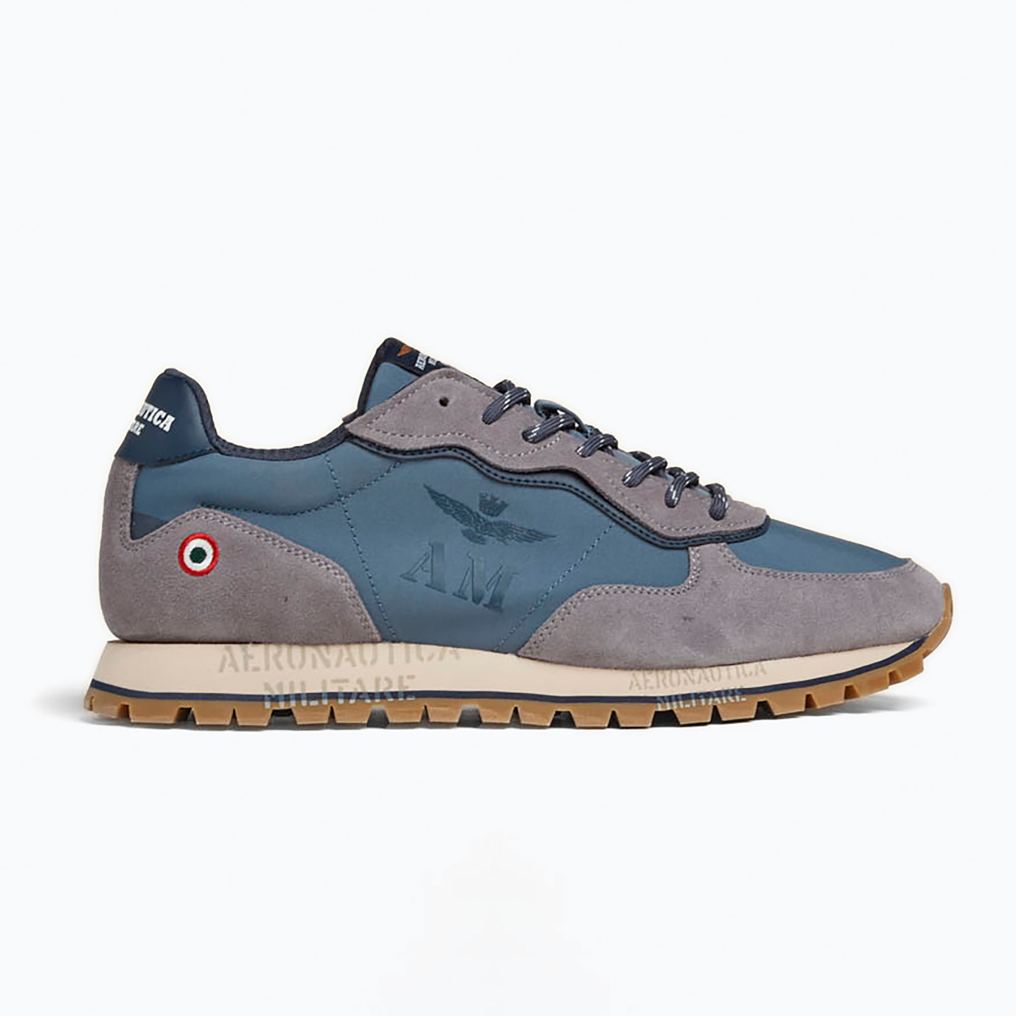 Buty męskie Aeronautica Militare 252SC0320UPL00313 avio/grigio 