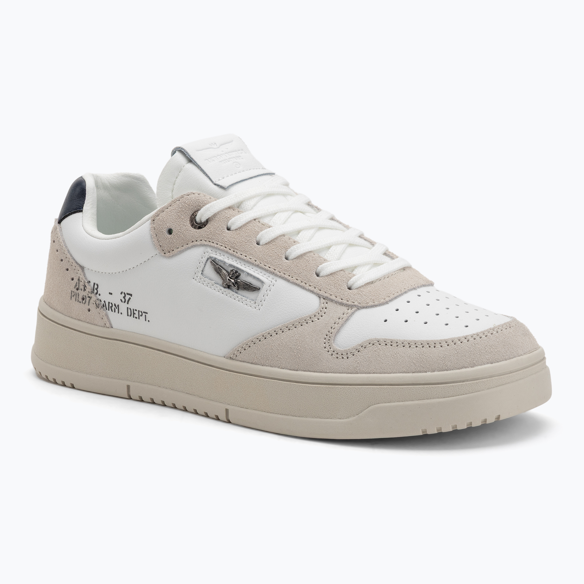 Buty męskie Aeronautica Militare 252SC0235UPL00244 off white 
