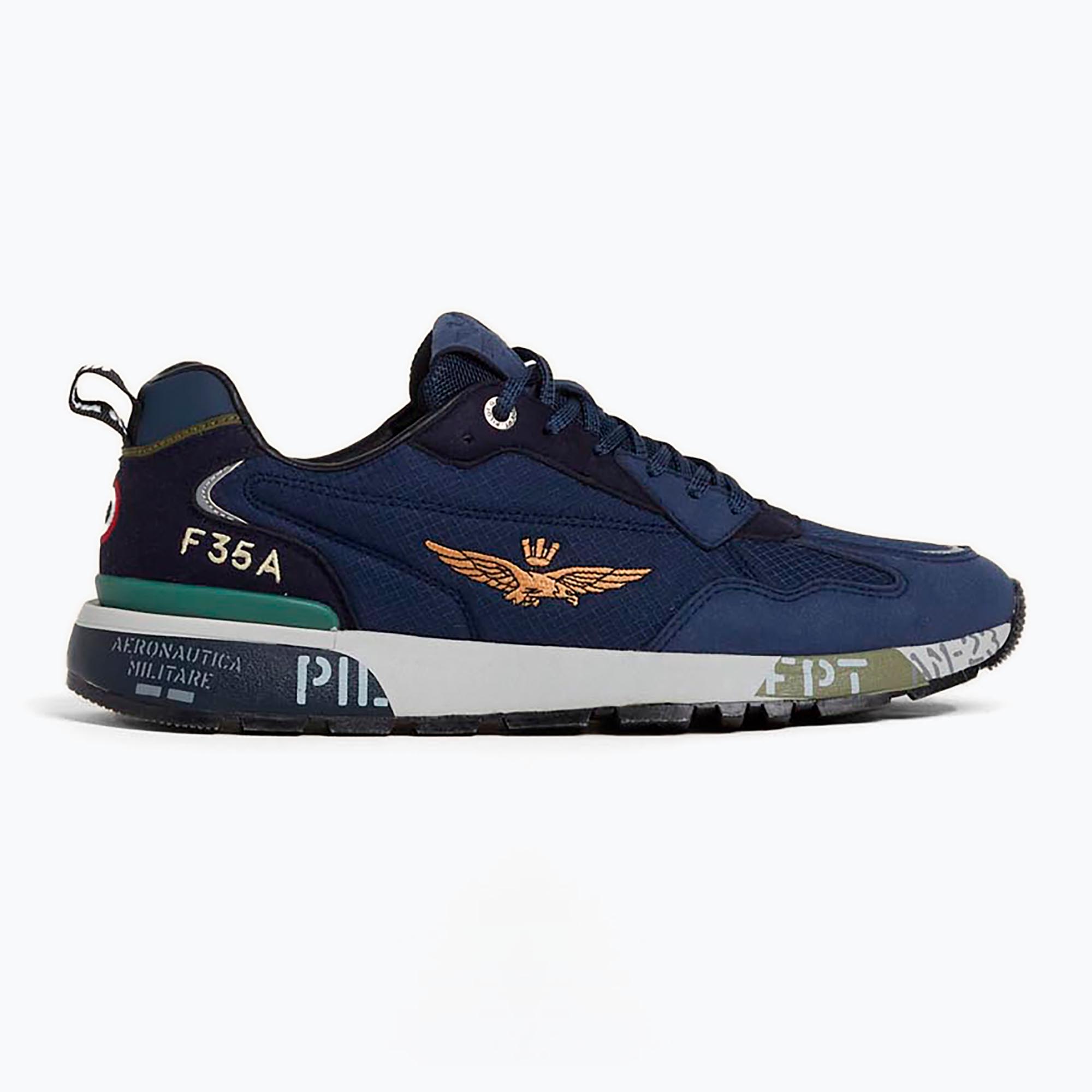 Buty męskie Aeronautica Militare 252SC0276UCT04249 blu navy 