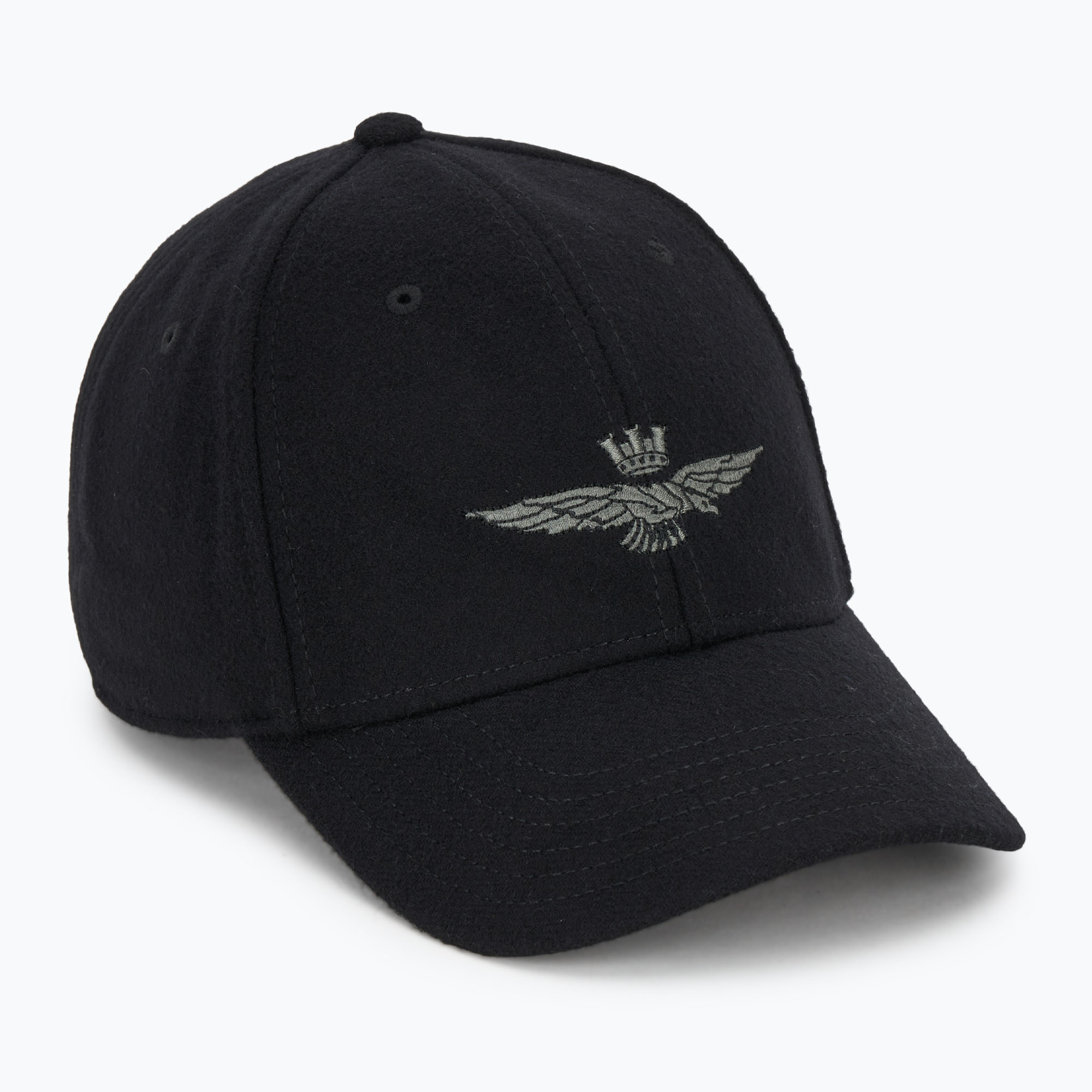 Czapka z daszkiem męska Aeronautica Militare 252HA1085UCT02333 jet black 