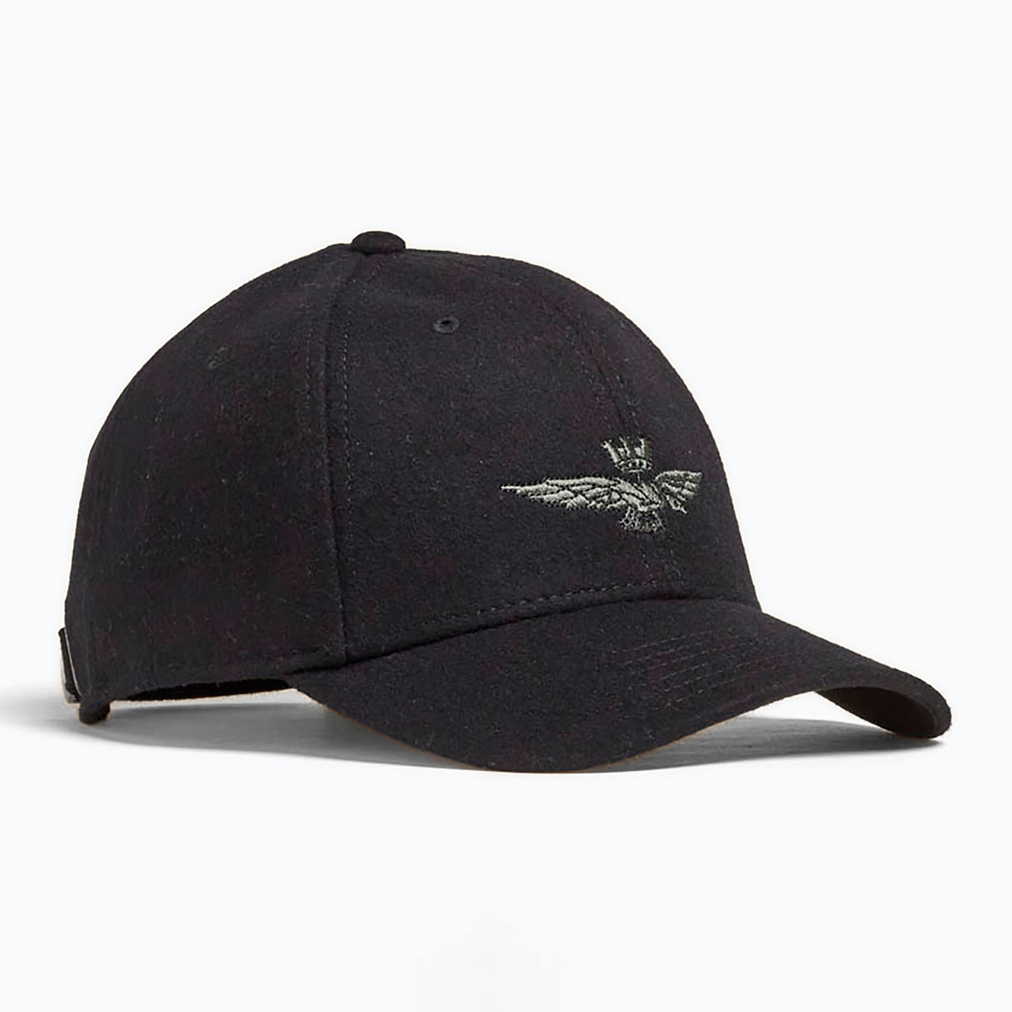 Czapka z daszkiem męska Aeronautica Militare 252HA1085UCT02333 jet black 