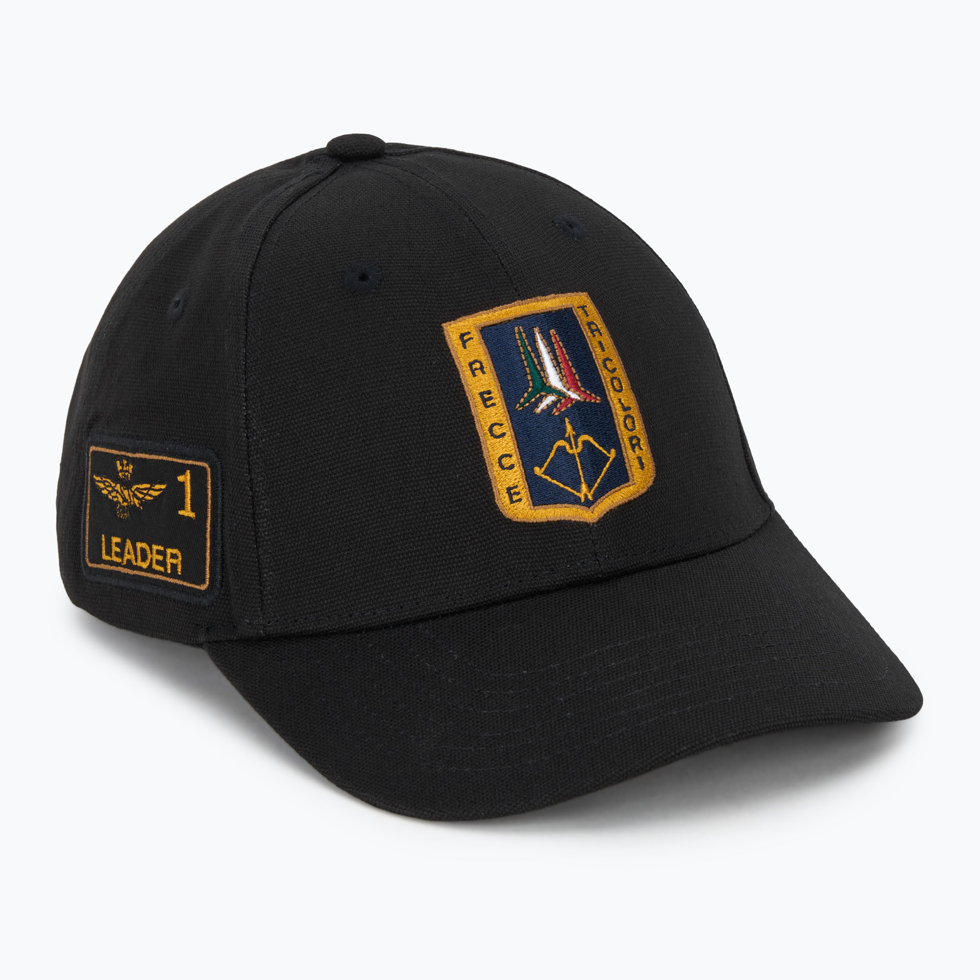 Czapka z daszkiem męska Aeronautica Militare 252HA1150UCT03043 jet black 