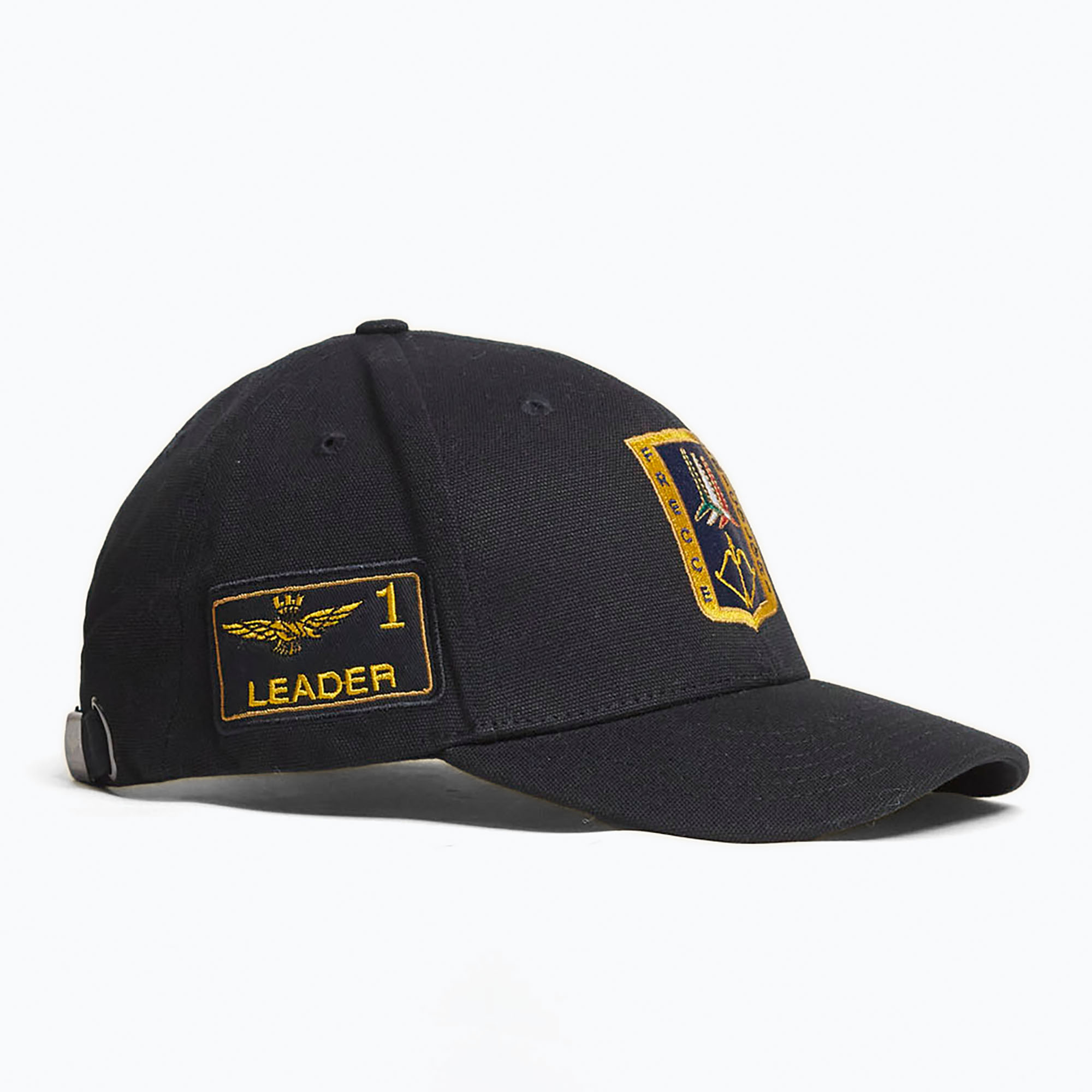 Czapka z daszkiem męska Aeronautica Militare 252HA1150UCT03043 jet black 