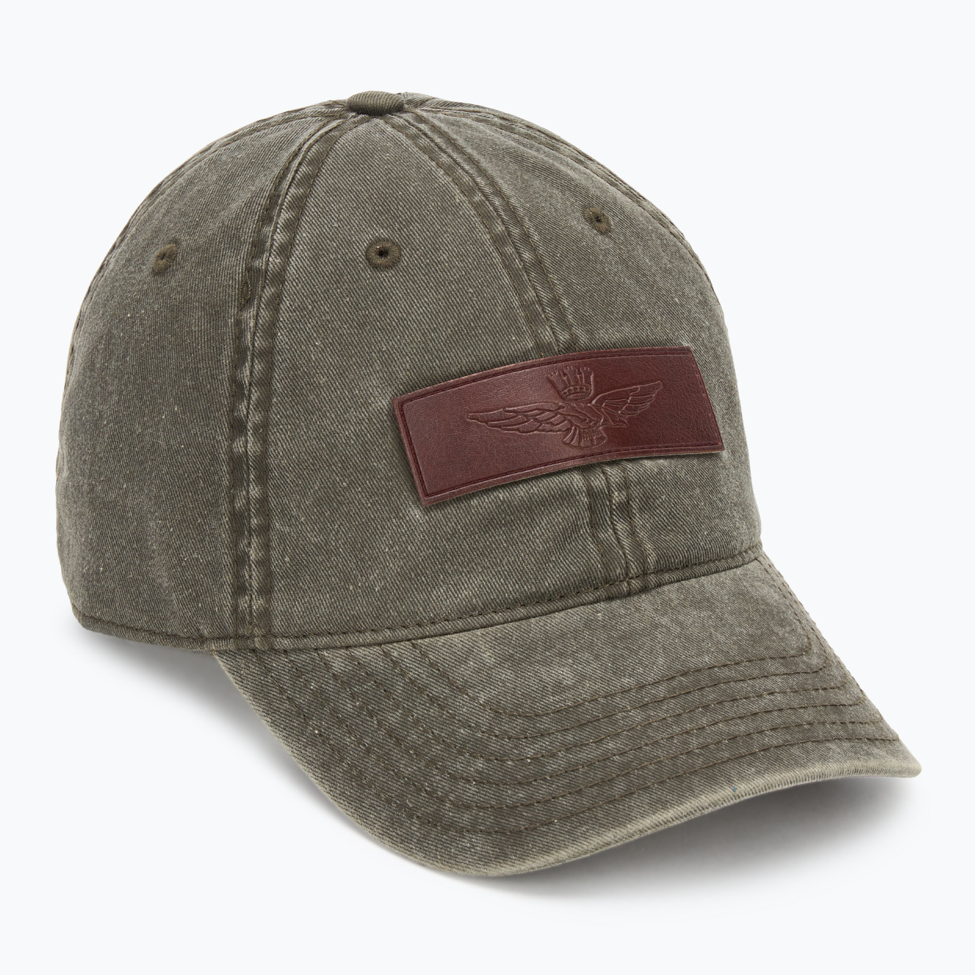 Czapka z daszkiem męska Aeronautica Militare 252HA1133UCT02476 verde militare 